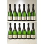 Champagne Le Mesnil Brut Blanc De Blancs NV 12 bts OCC In Bond