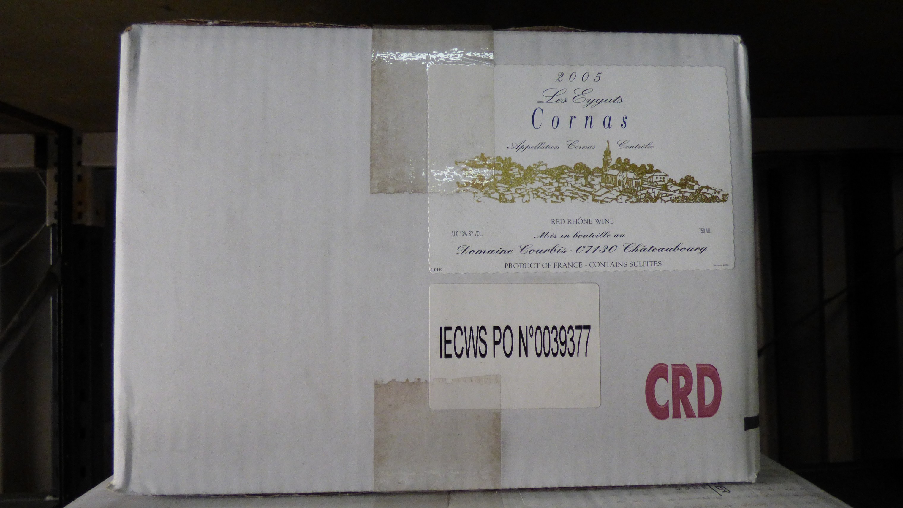 Cornas 2005 Domaine Courbis 6 bts