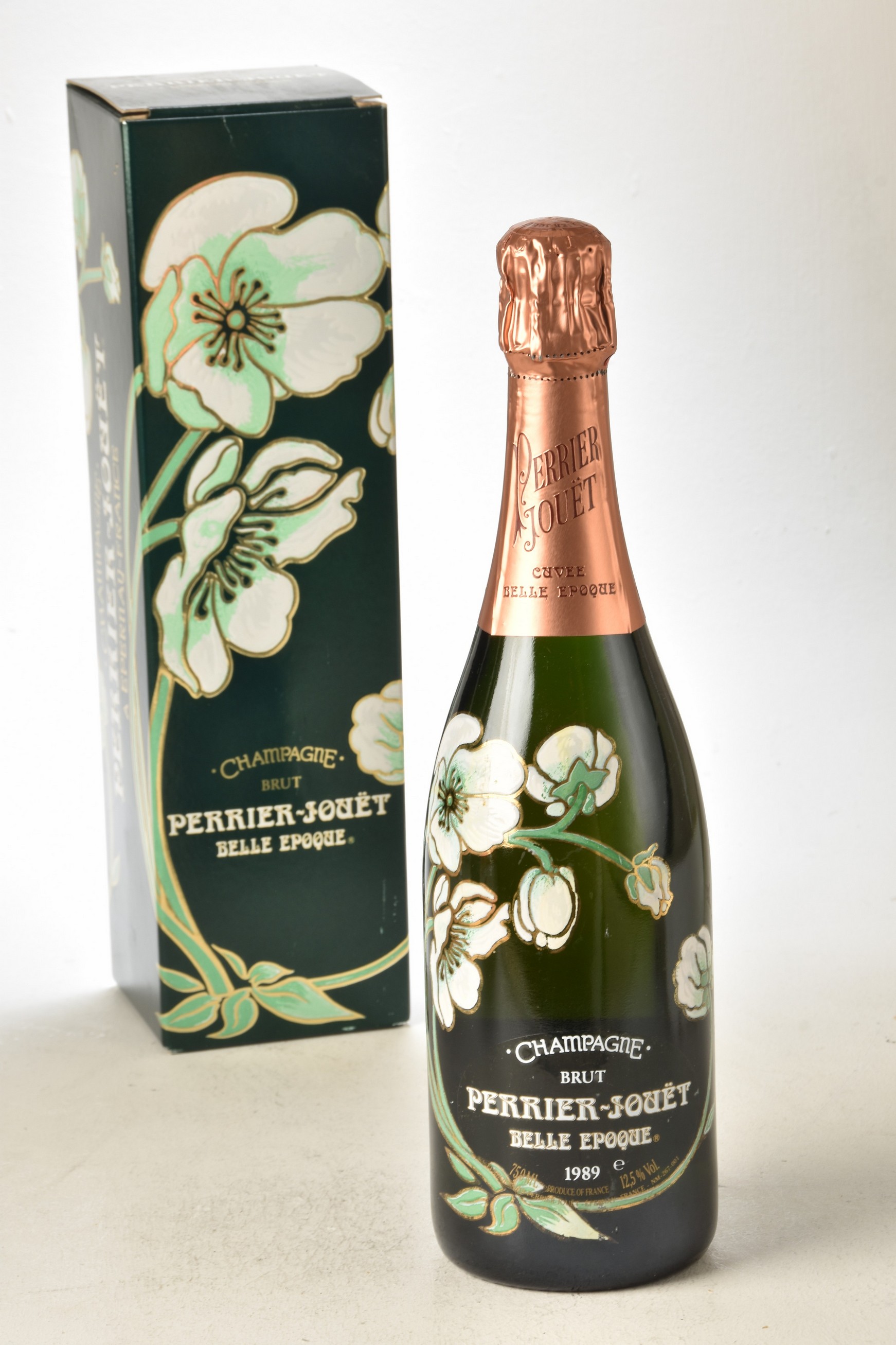 Champagne Perrier Jouet La Belle Epoque 1989 1 bt Individual Presentation Case