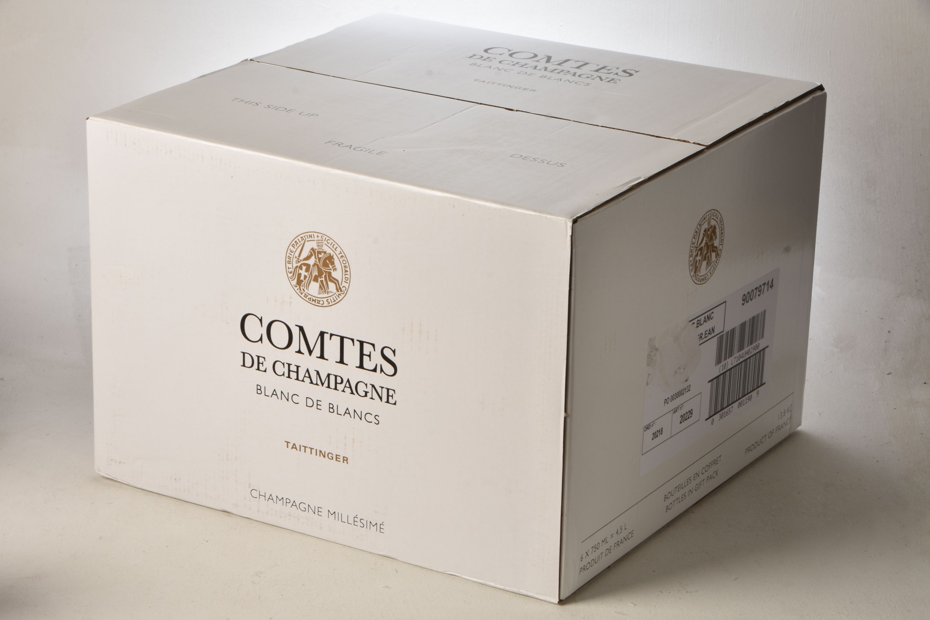 Champagne Taittinger Comtes De Champagne 2006 6 bts OCC