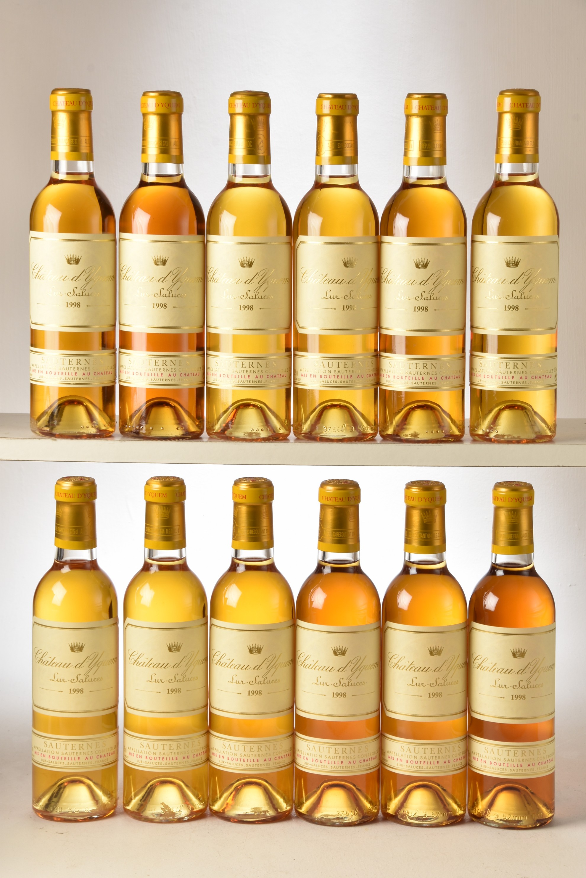 Chateau D'Yquem 1998 Sauternes 12 hf bts OWC In Bond