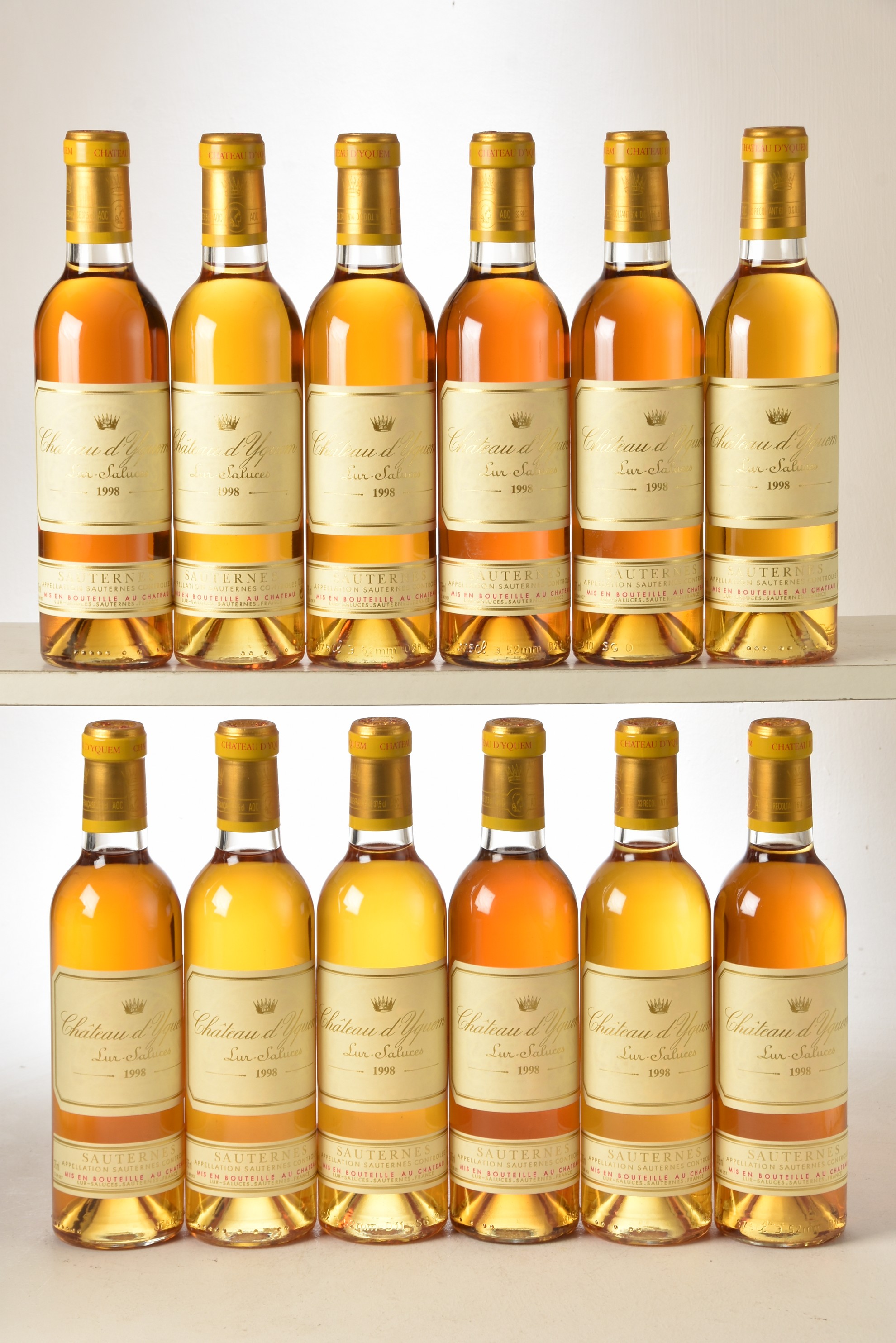 Chateau D'Yquem 1998 Sauternes 12 hf bts OWC In Bond