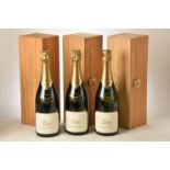 Champagne Drappier 1995 Cuvee Millenaire 3 bts Individual owc