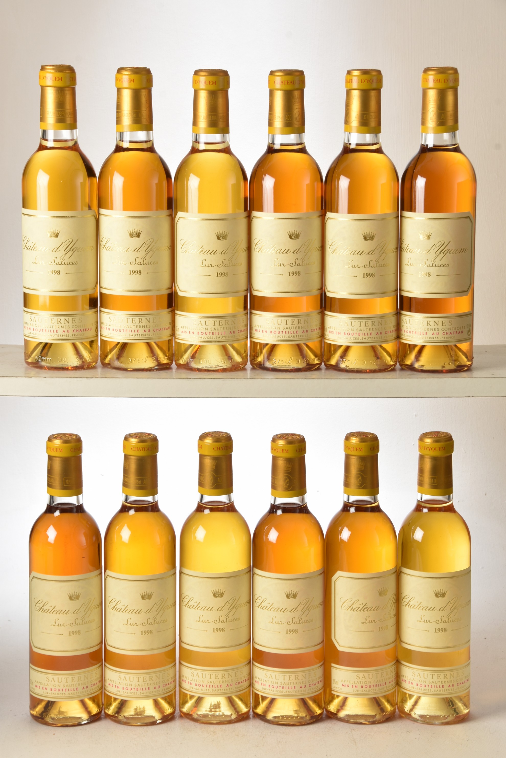 Chateau D'Yquem 1998 Sauternes 12 hf bts OWC In Bond