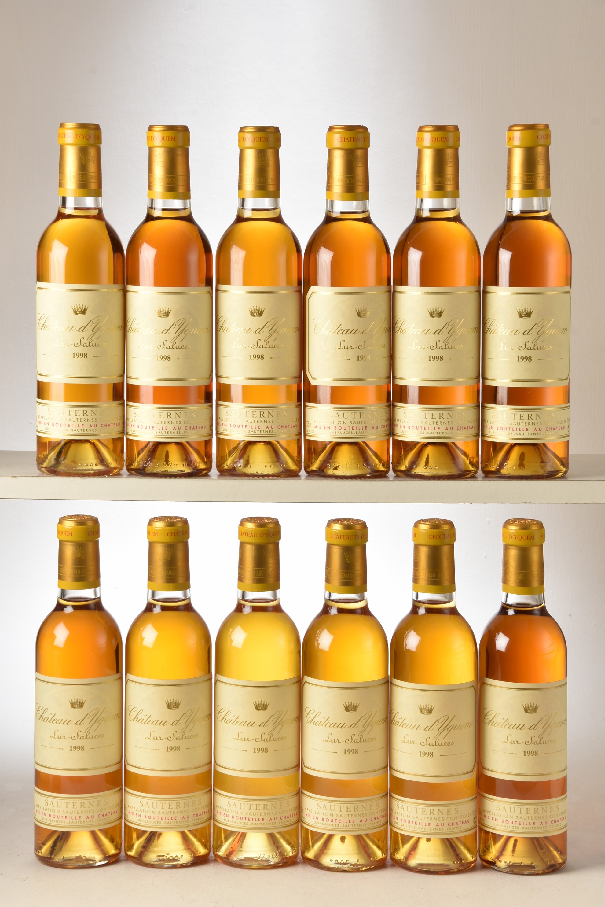 Chateau D'Yquem 1998 Sauternes 12 hf bts OWC In Bond