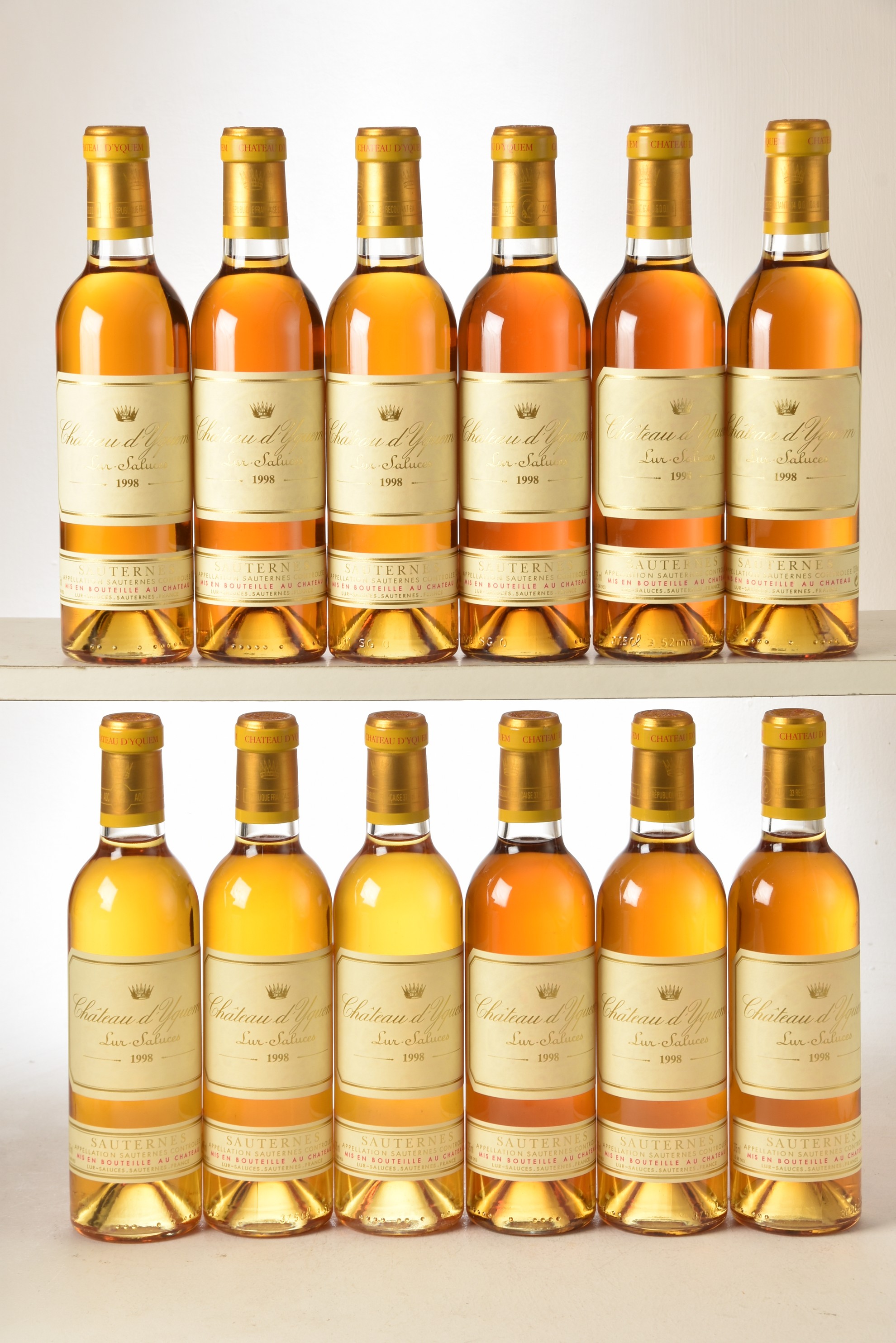 Chateau D'Yquem 1998 Sauternes 12 hf bts OWC In Bond