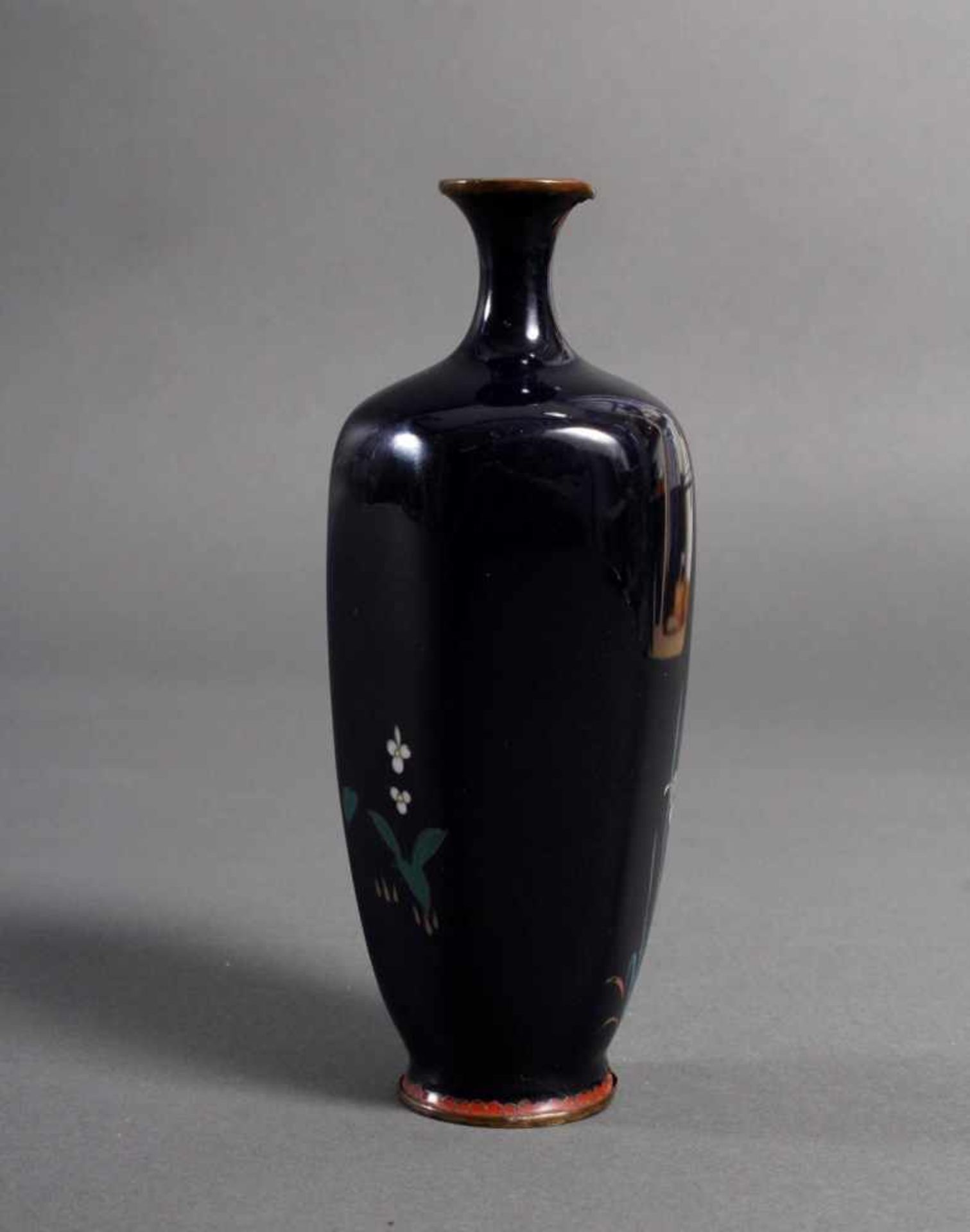 Silbersteg Cloisonné, Japan, Meiji Periode< - Bild 2 aus 7