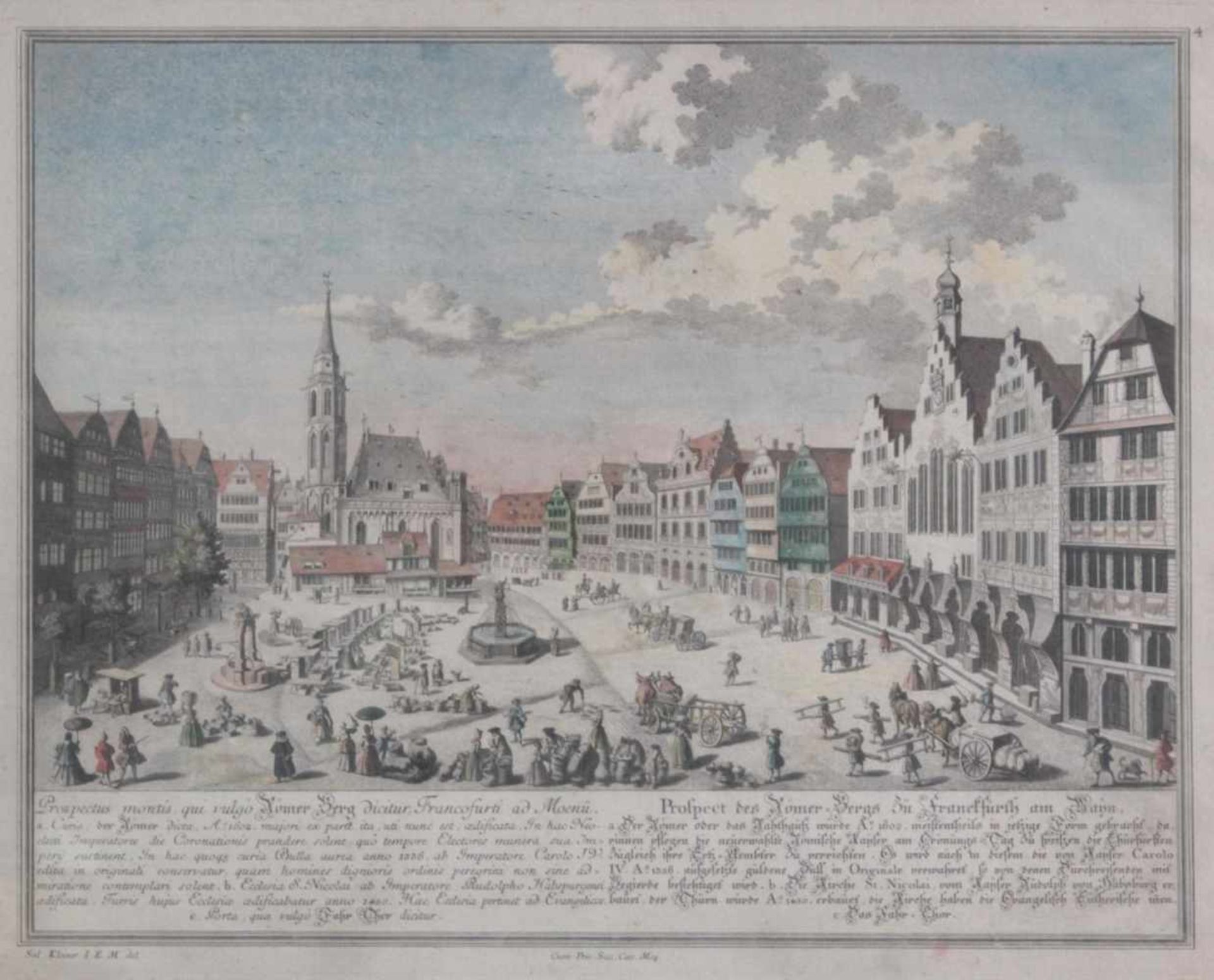 Heumann Georg Daniel 1691 - 1759 Hofkupferstecher in Göttingen nach S. Kleiner< - Image 2 of 3
