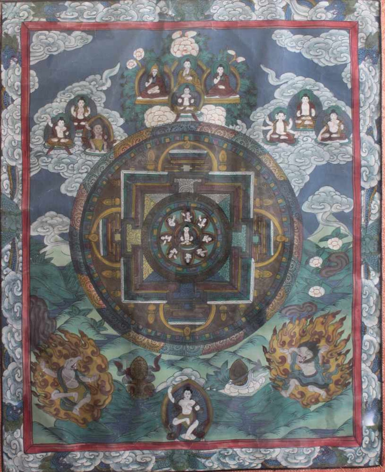 Thanka, Tibet um 1900 - Bild 2 aus 2