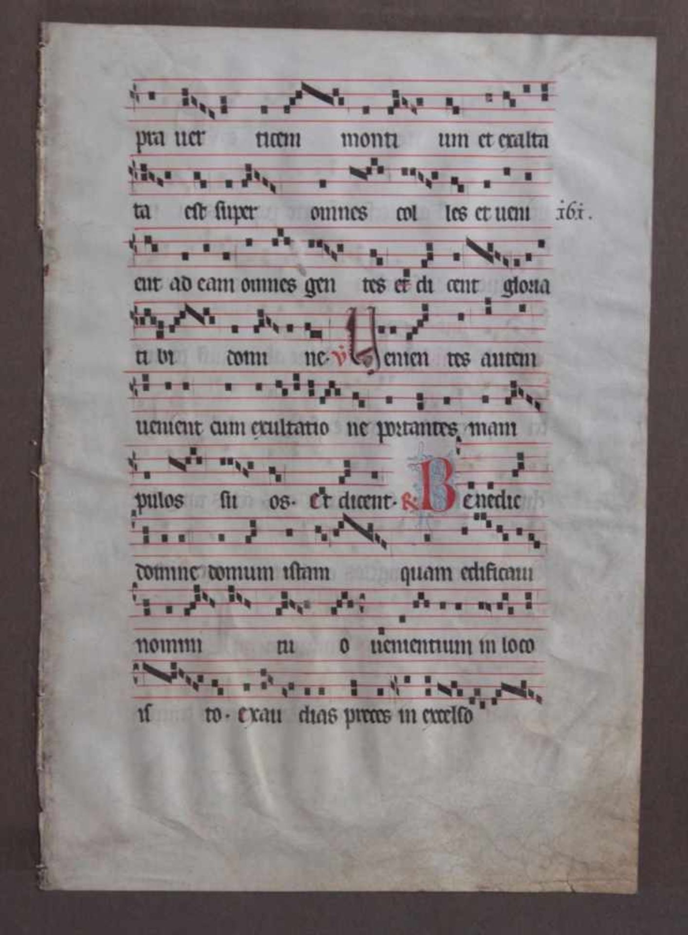 2 lateinische Handschriften auf Pergament wohl aus dem 15. Jh. - Bild 3 aus 3