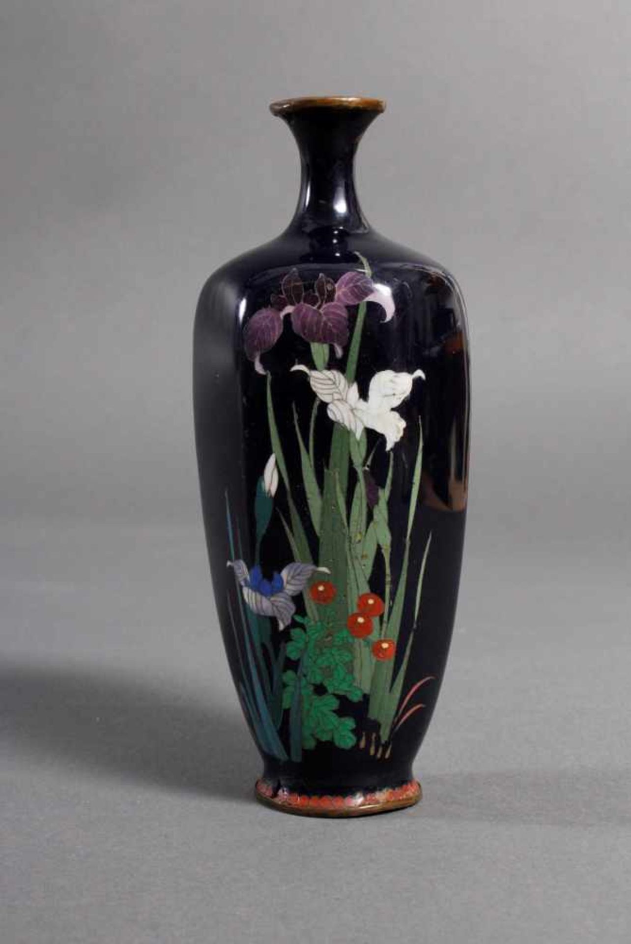 Silbersteg Cloisonné, Japan, Meiji Periode<