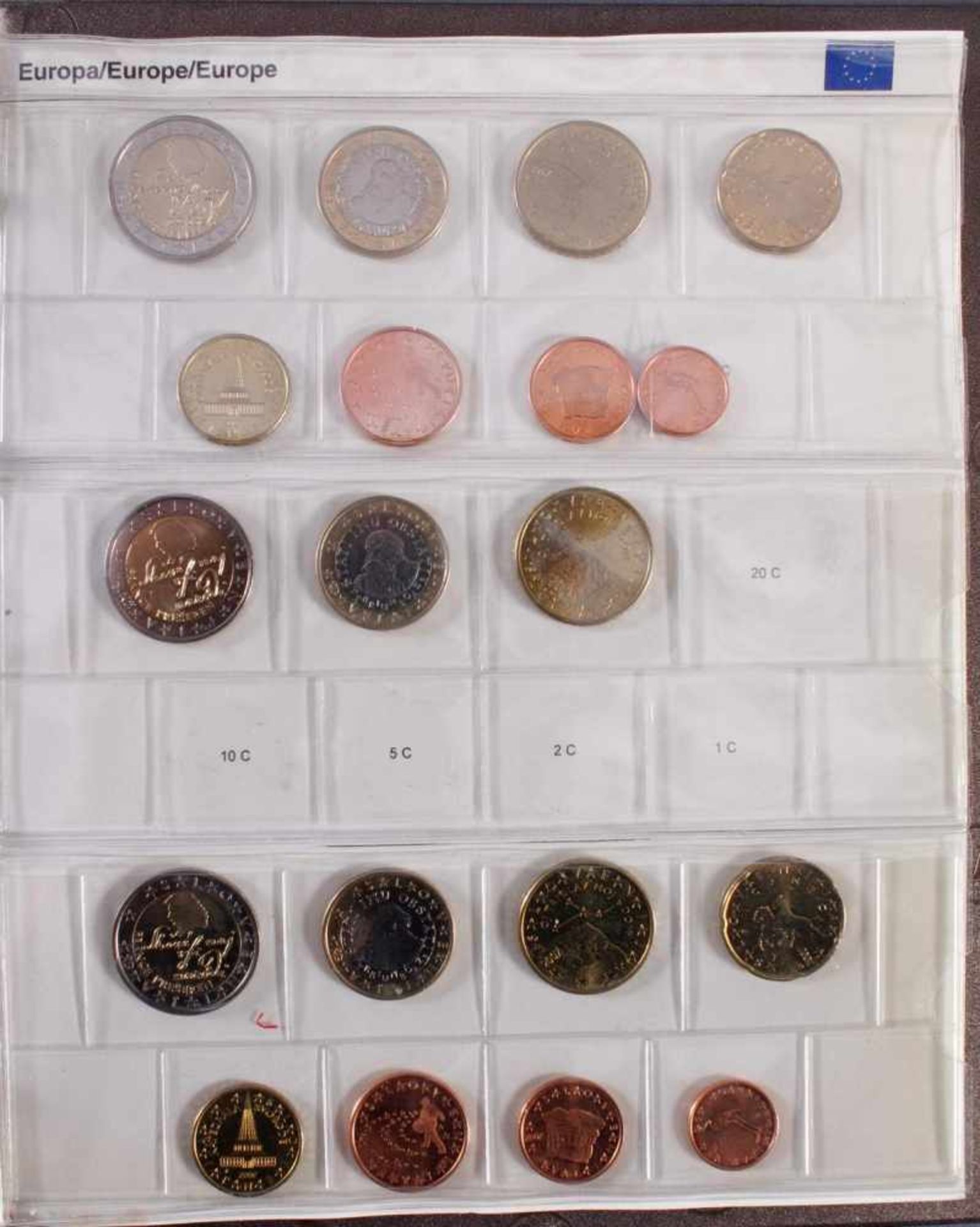 Kleine Euro-Münzsammlung< - Bild 9 aus 12