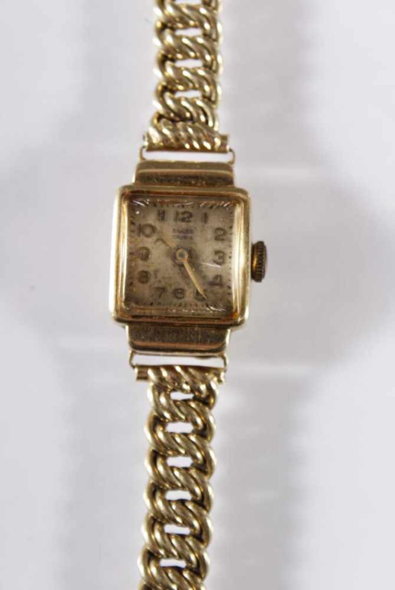 Damenarmbanduhr der Marke Anker, 14 Karat Gelbgold - Bild 2 aus 4