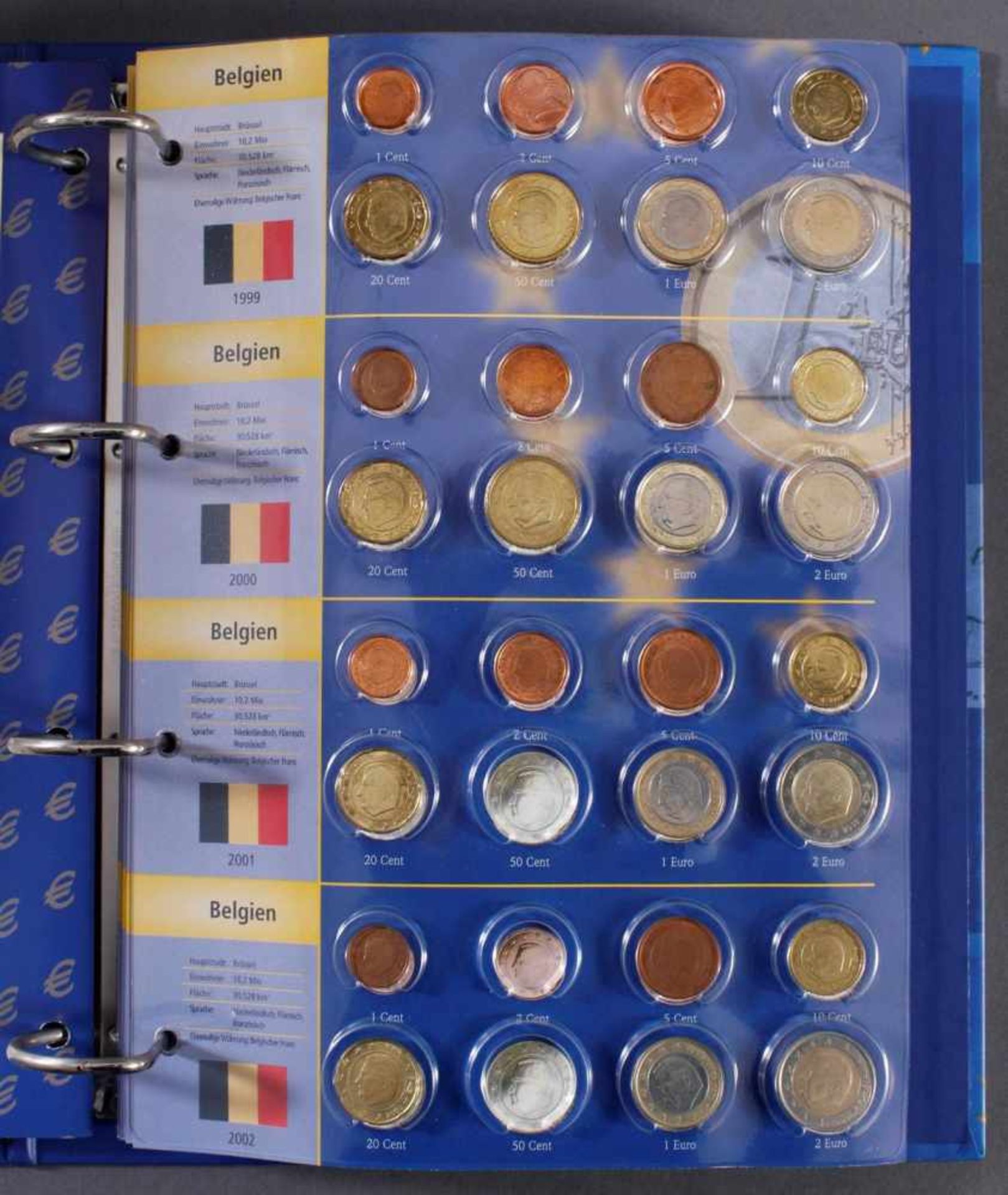 Sammelalbum Euro Münzen 1999-2002< - Bild 3 aus 11