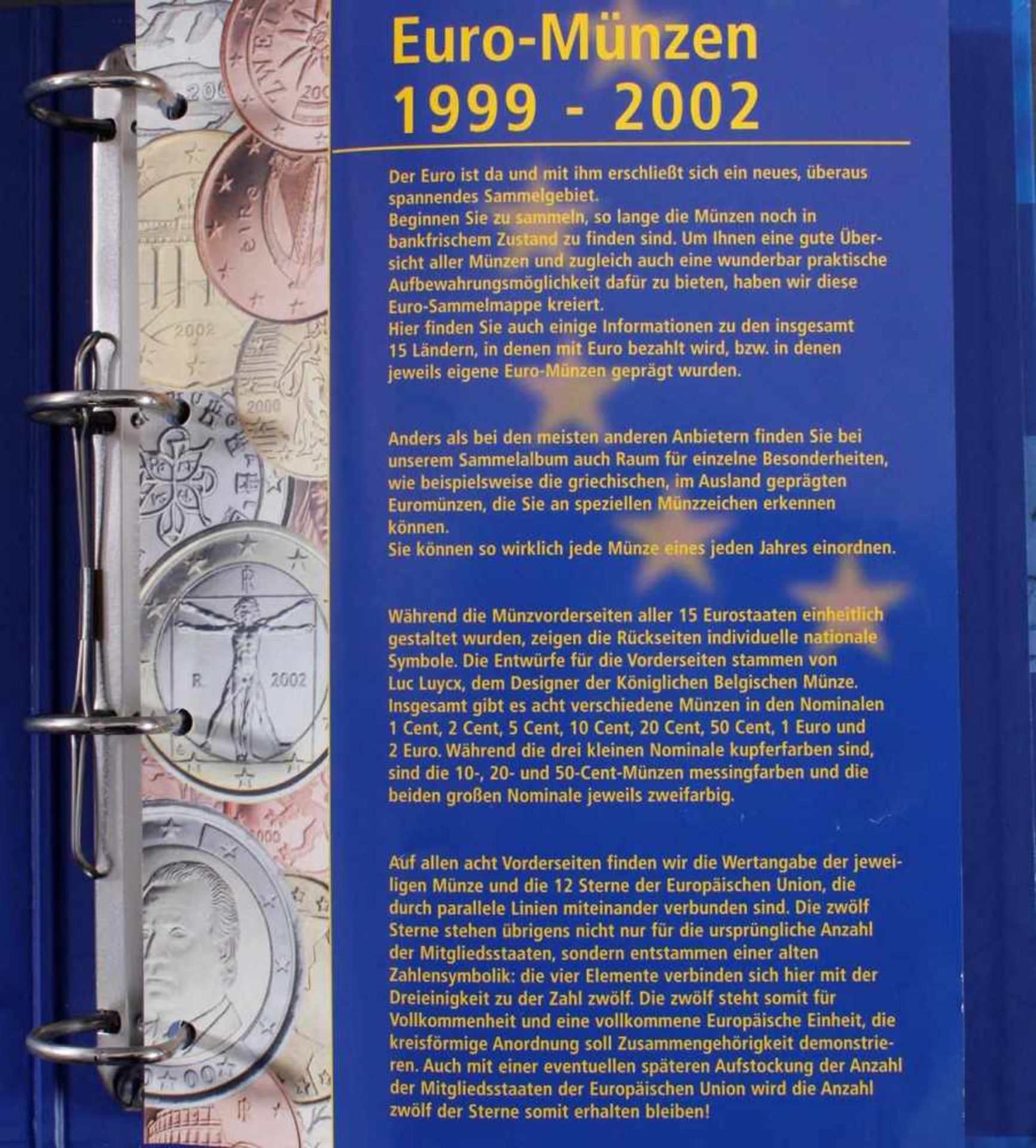 Sammelalbum Euro Münzen 1999-2002< - Bild 2 aus 11