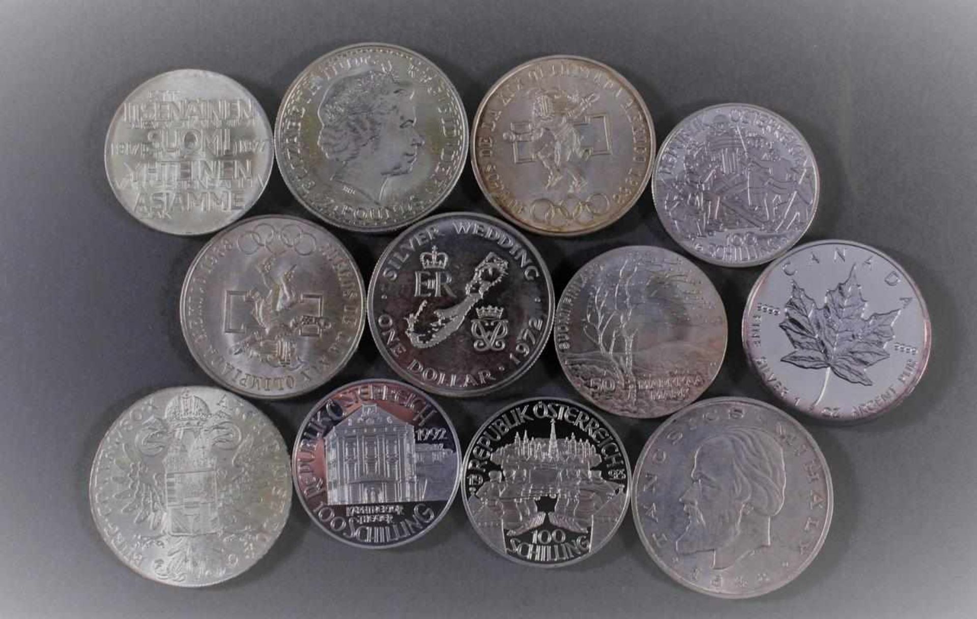 Sammlung Silbermünzen - Bild 2 aus 2