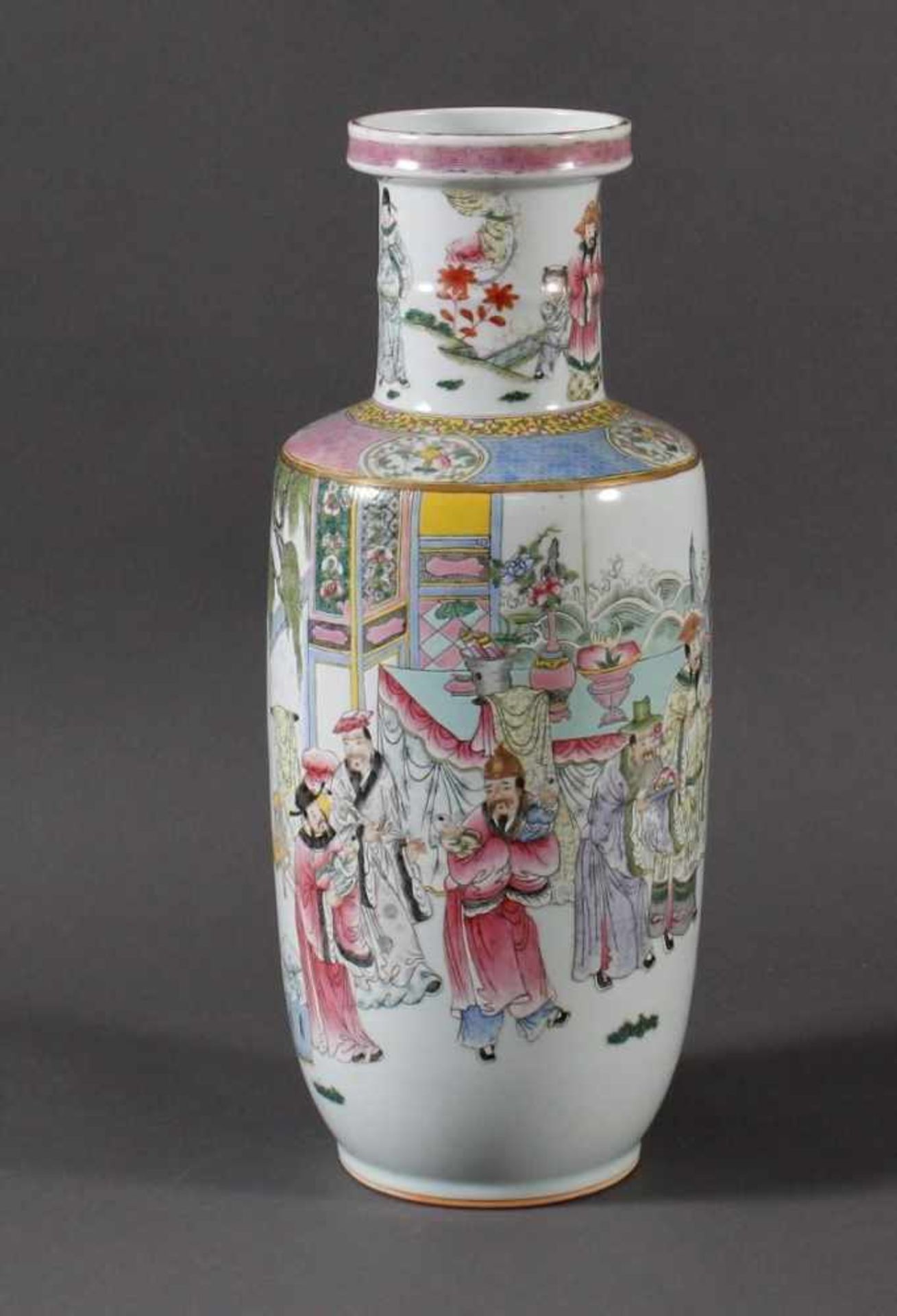 Porzellan-Ziervase, China 18. / 19. Jahrhundert - Image 3 of 4