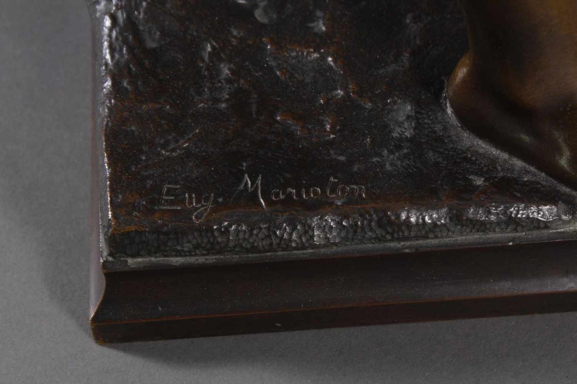 Eugène MARIOTON (1854-1933), Bronze-Skulptur - Bild 4 aus 4