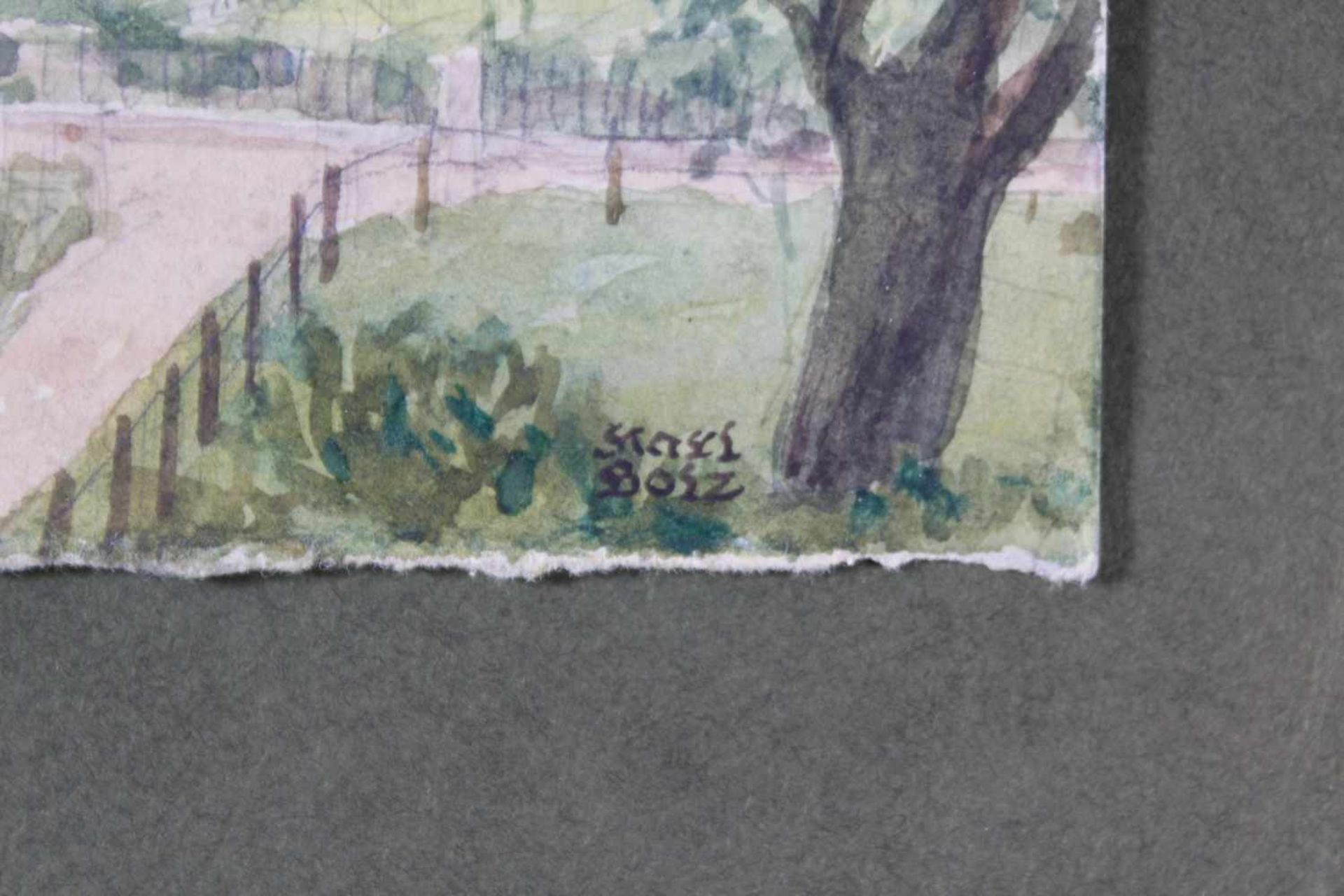 Karl BOLZ (1877-1954), Aquarell - Bild 2 aus 3