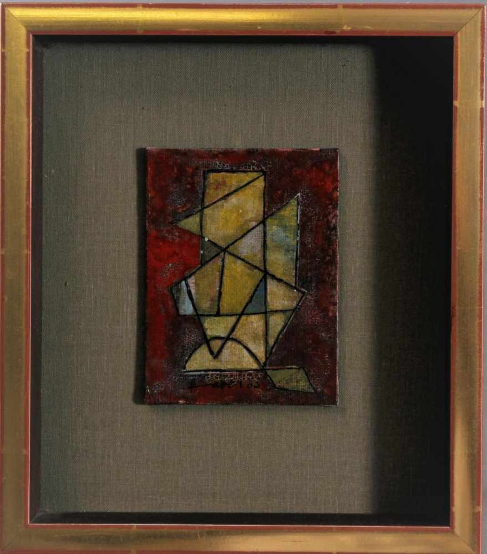 Will Farber-Zietz (1901-1987). Komposition in rot, gelb, grün, blau