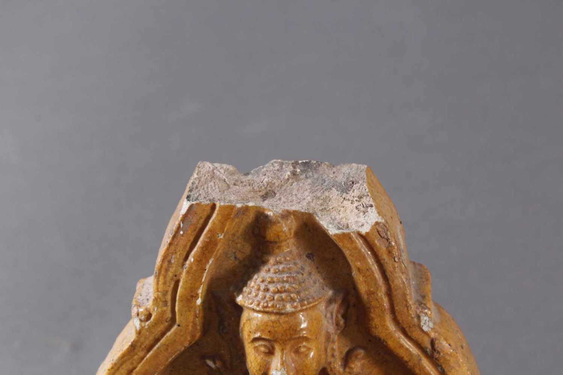 Buddha Fragment eines antiken Frieses - Image 3 of 4