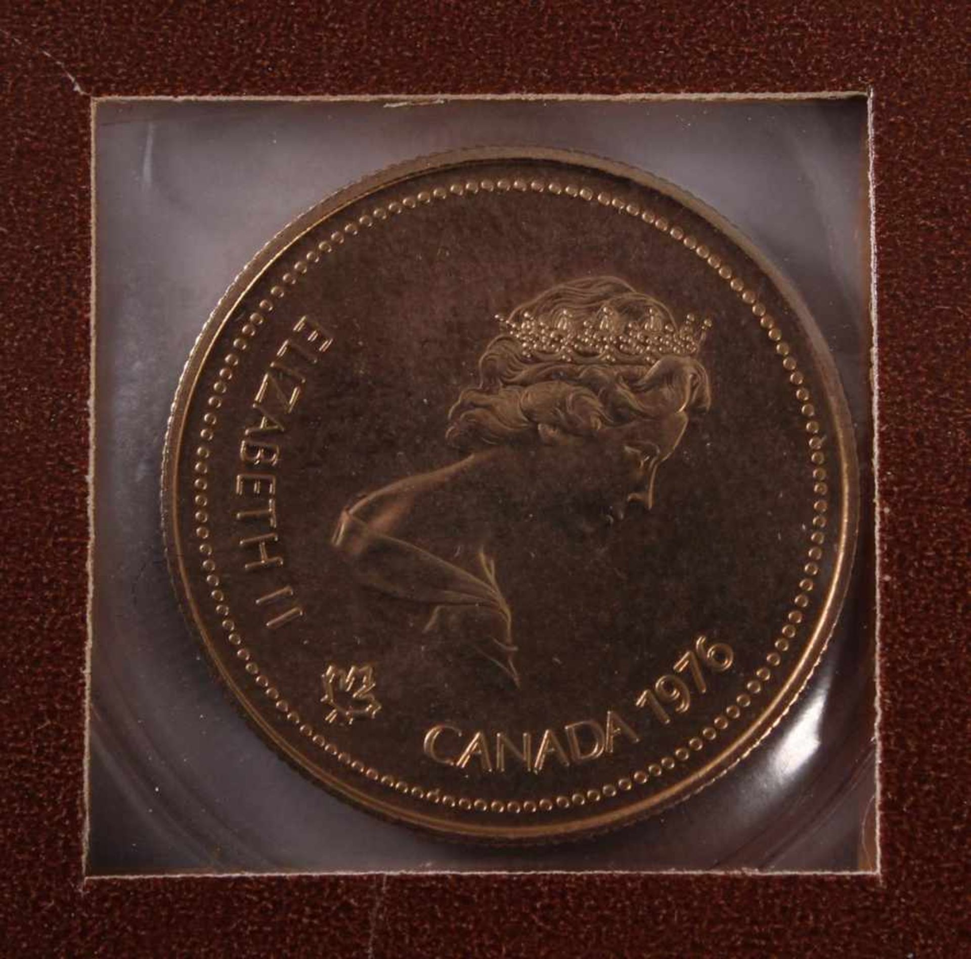 100 Dollar Goldmünze, Olympische Spiele Montreal 1976 - Bild 4 aus 4