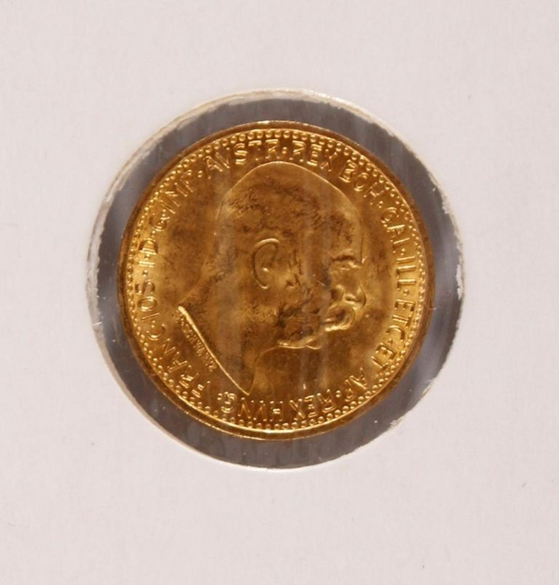 Österreich, 10 Kronen 1912 Goldmünze - Image 2 of 2