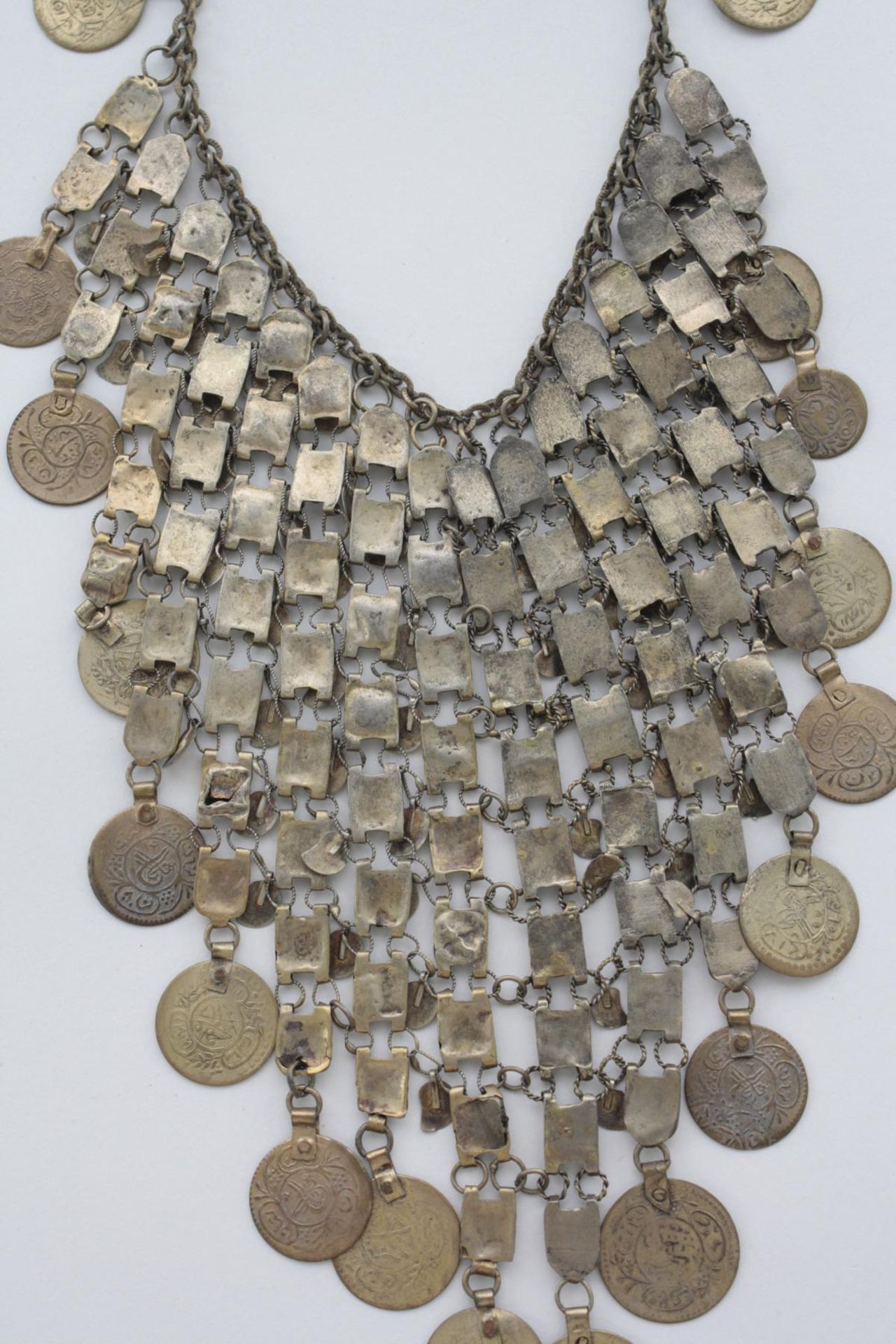 Silbernes Collier, Zentralasien, wohl 1. Hälfte 20. Jh. - Bild 6 aus 6