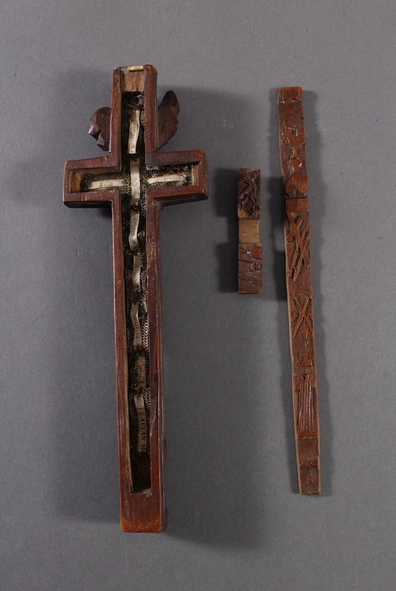 Reliquienkreuz, Deutschland 17. / 18. Jahrhundert - Bild 3 aus 4