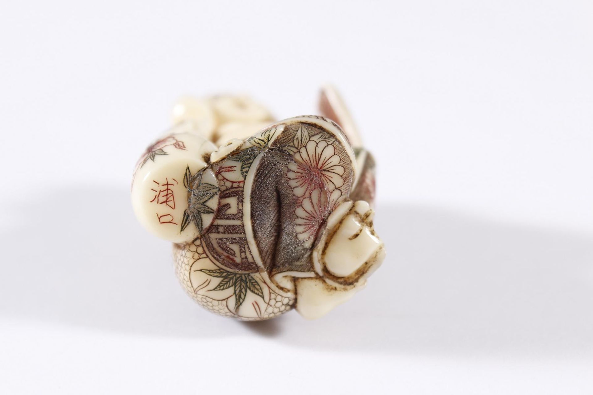 Elfenbein Netsuke, Japan, Meiji Periode - Bild 5 aus 5