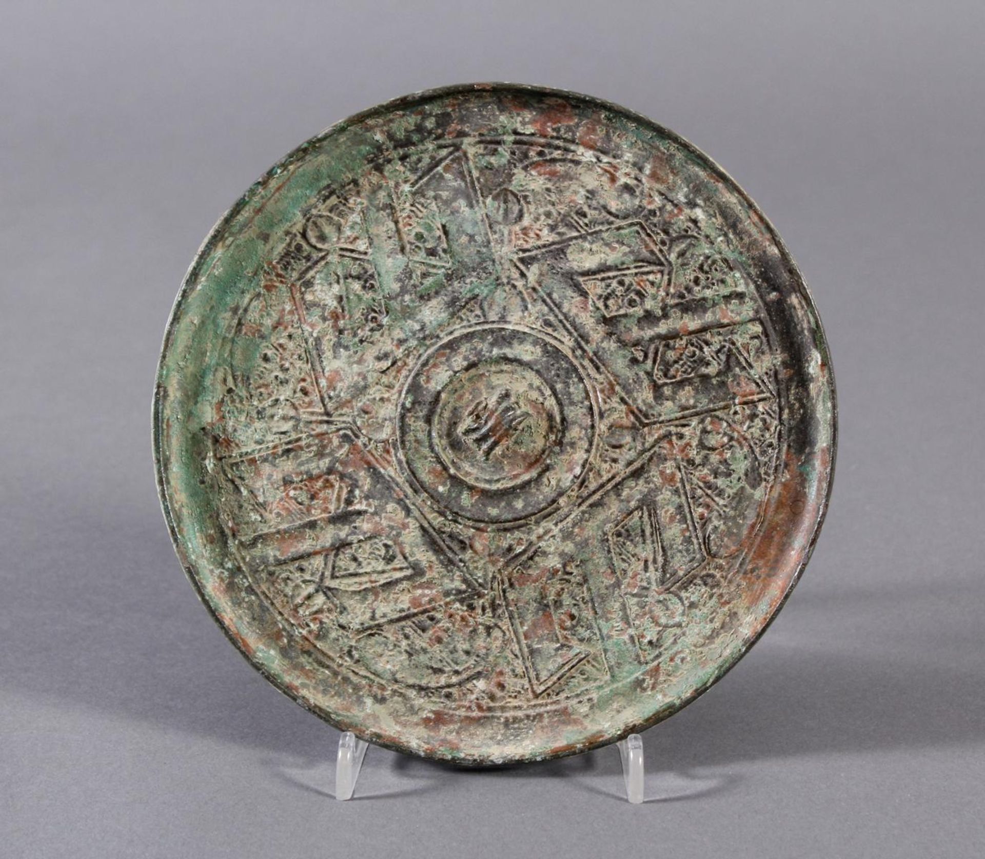 Bronzespiegel, China im Stil der Han-Dynastie