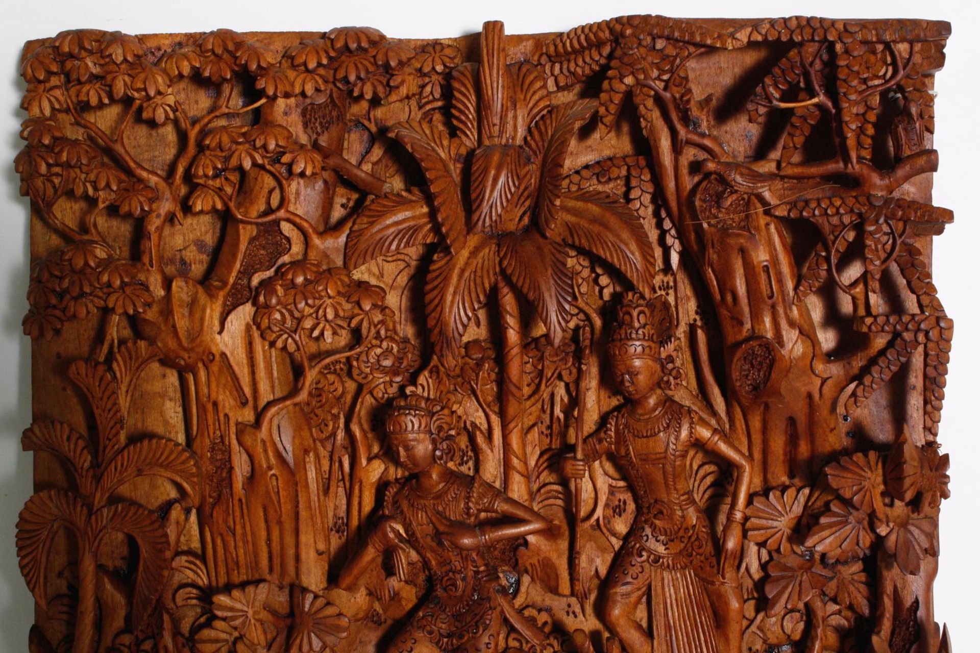 Holz Relief, Indonesien, 2. Hälfte 20. Jahrhundert - Bild 2 aus 4