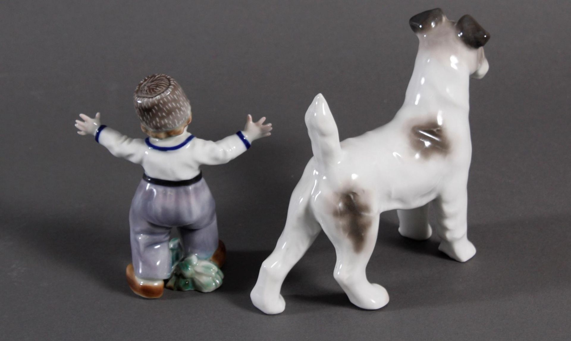 Pfeffer Porzellan Terrier und ENS Figur - Bild 2 aus 2