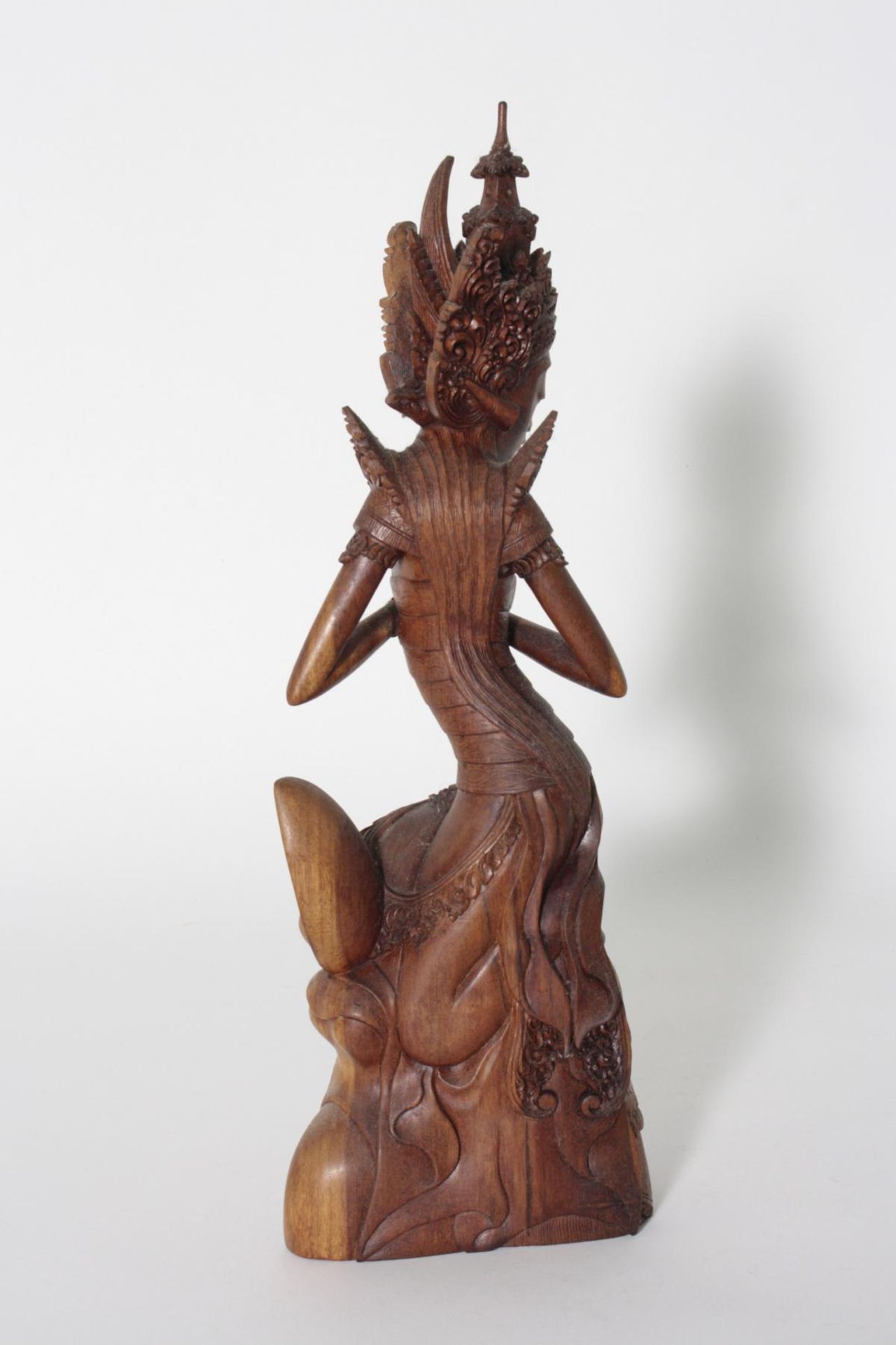 Holzskulptur, "Dewi Sri, die Reisgöttin", Indonesien, 2. Hälfte 20. Jahrhundert - Bild 3 aus 5