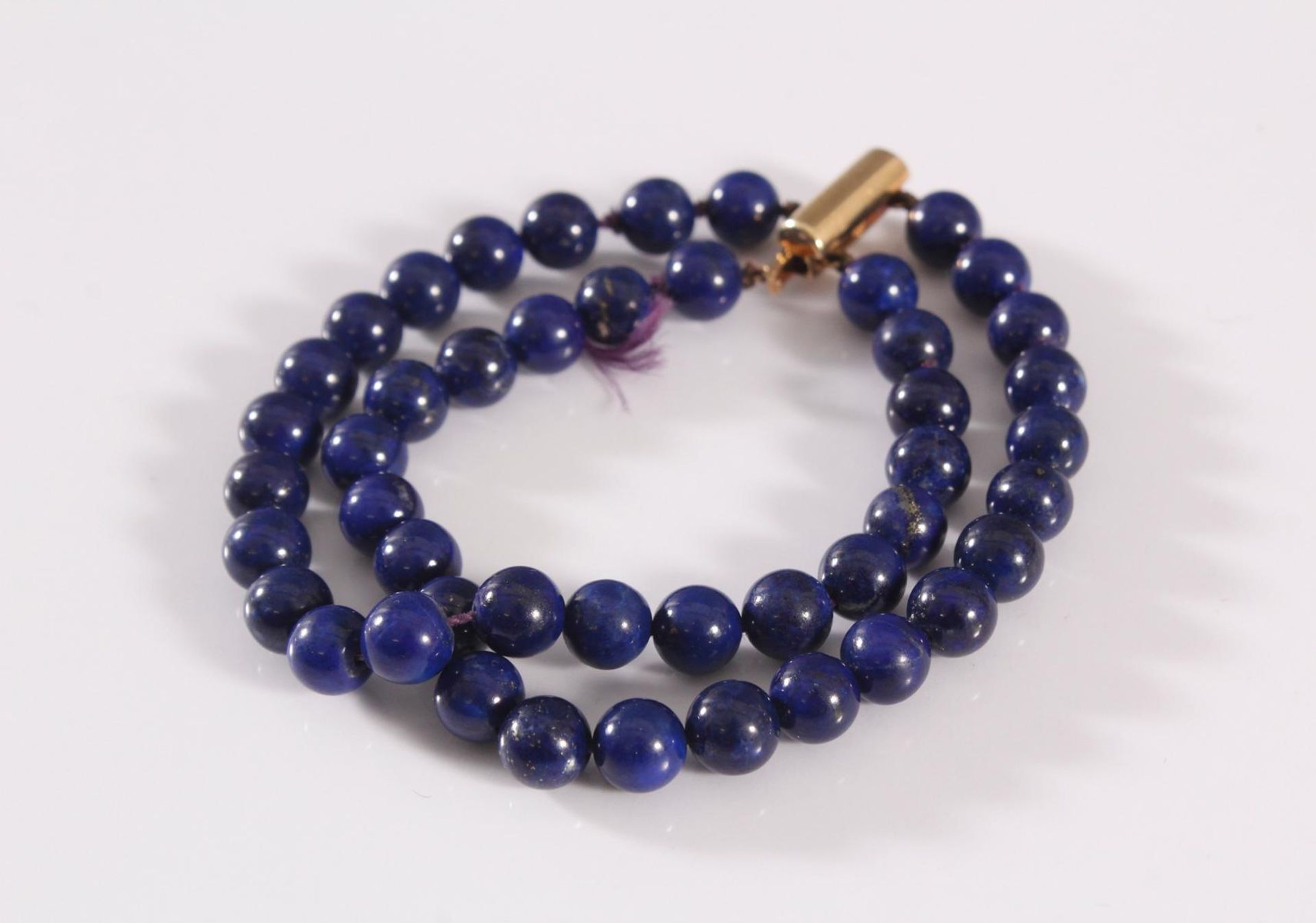 Lapislazuli Armband, 2-reihig