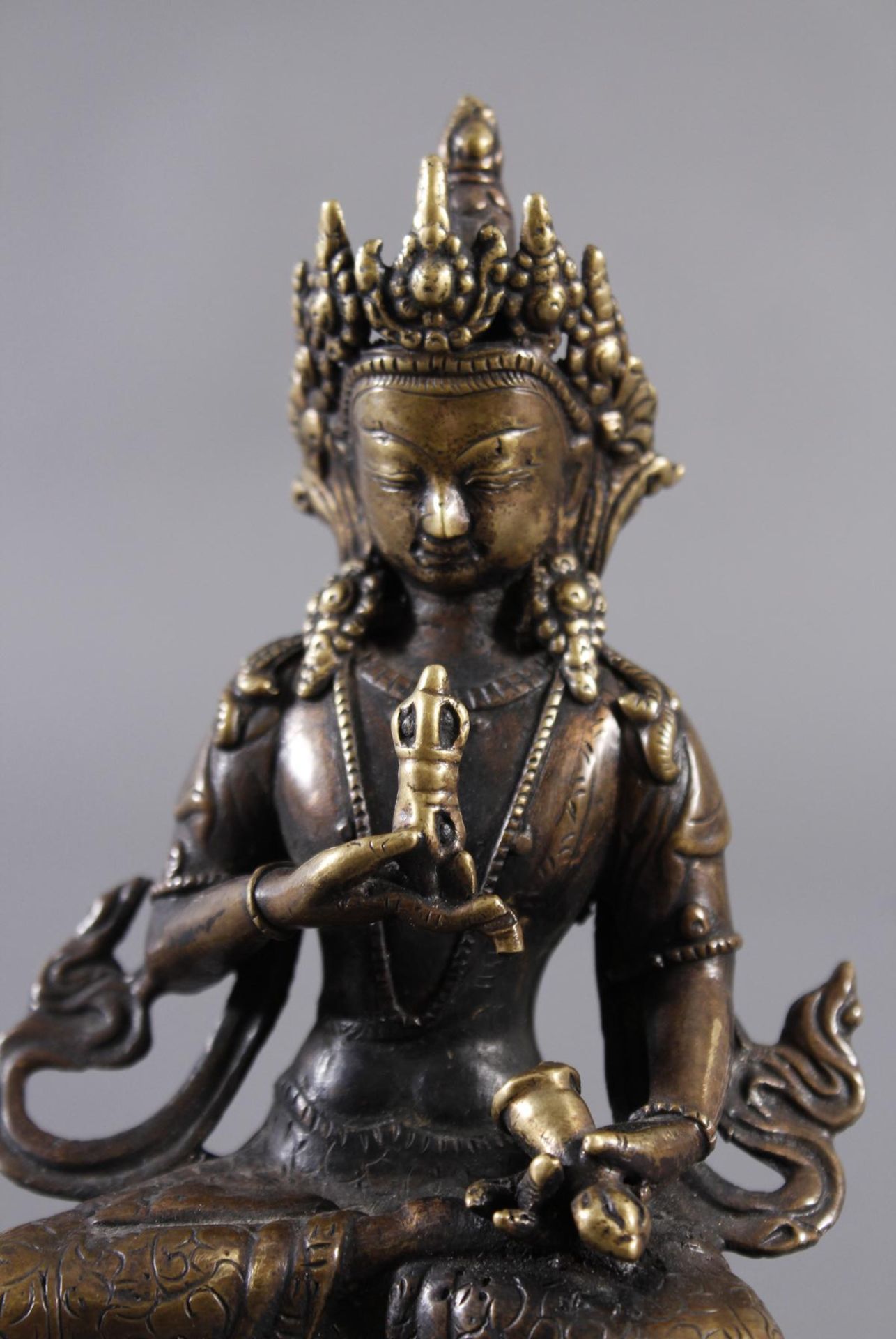 Bronze Buddha, Tibet 19. Jahrhundert - Bild 6 aus 6