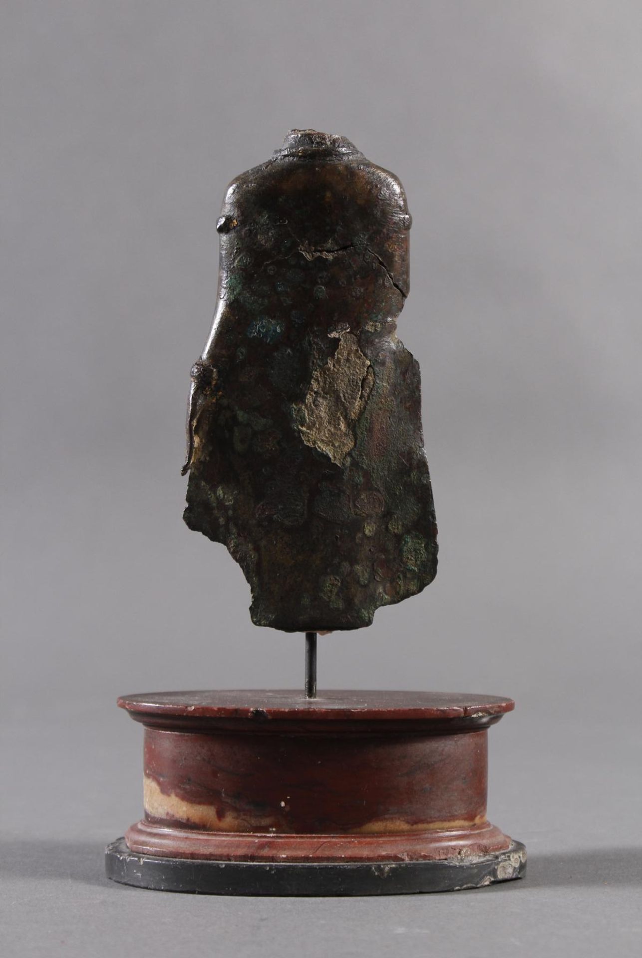 Bronze Buddha-Fragment, wohl Khmer, 13./14. Jahrhundert - Bild 3 aus 9