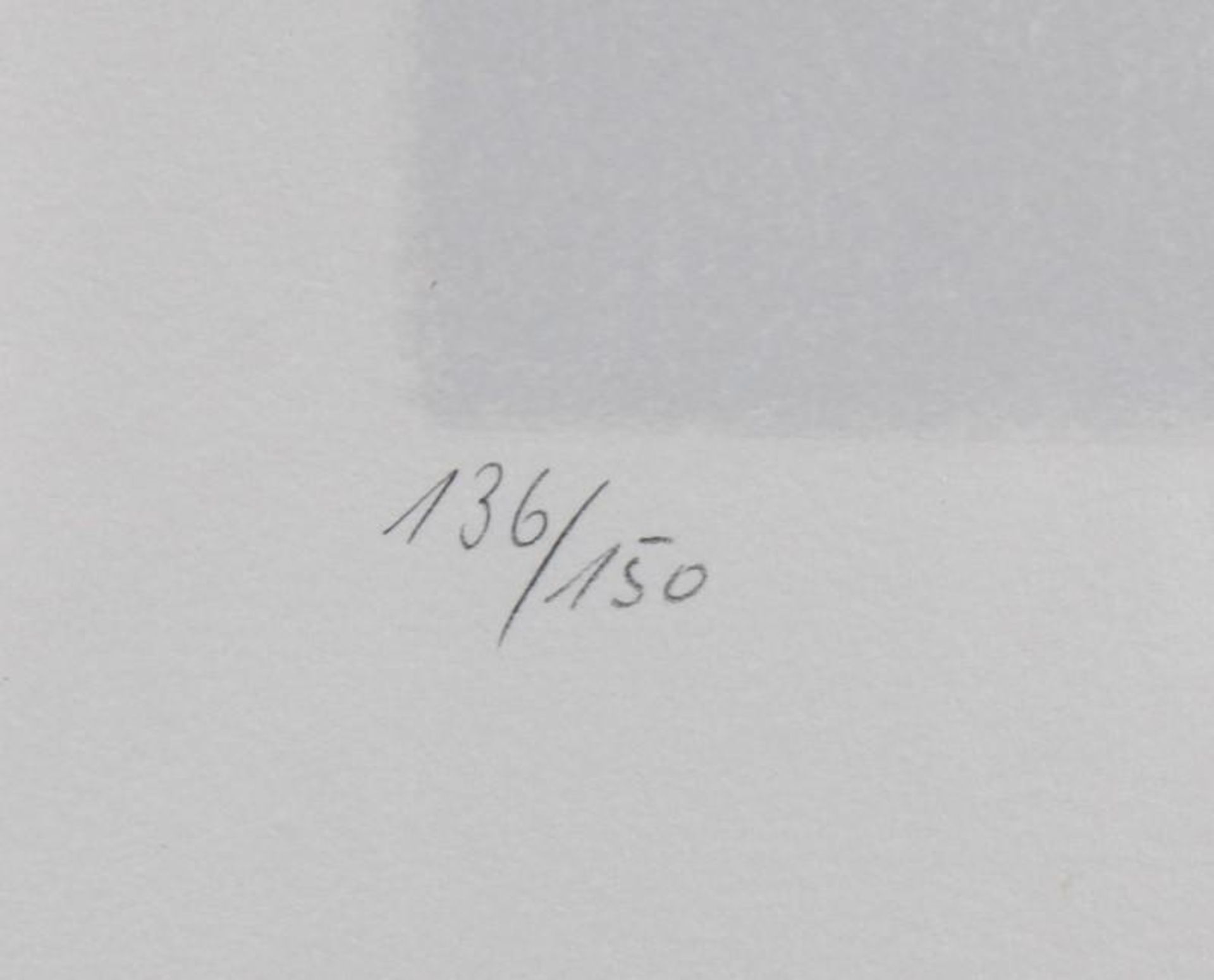 Max AckermannFarbserigraphie, Blatt 136/150, unten rechts mit Bleistift signiert und datiert 1974, - Image 2 of 3