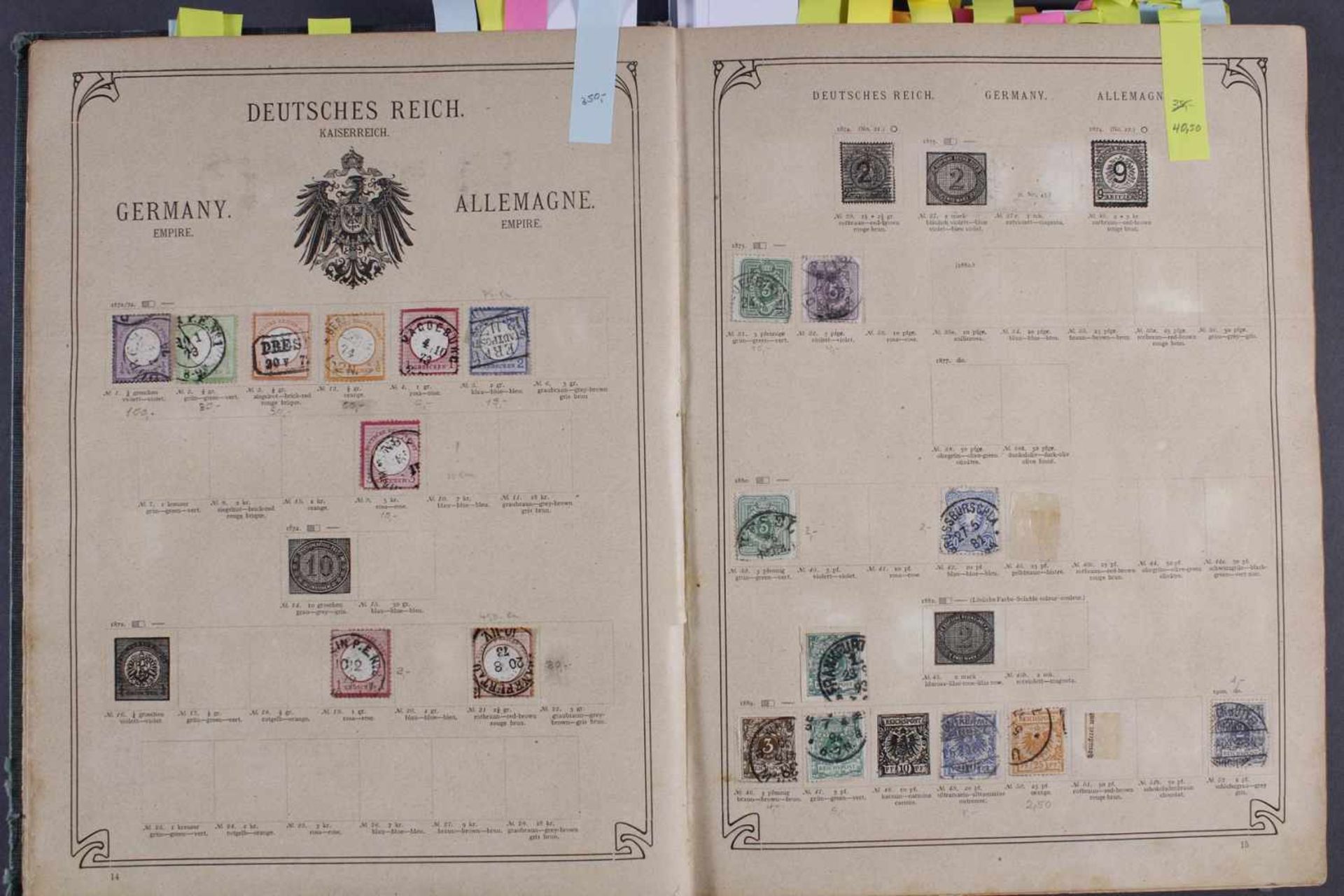 Schwanenberger Briefmarken Album vonTeils gut gefüllt, mit einigen sicherlich interessanteren - Image 5 of 24
