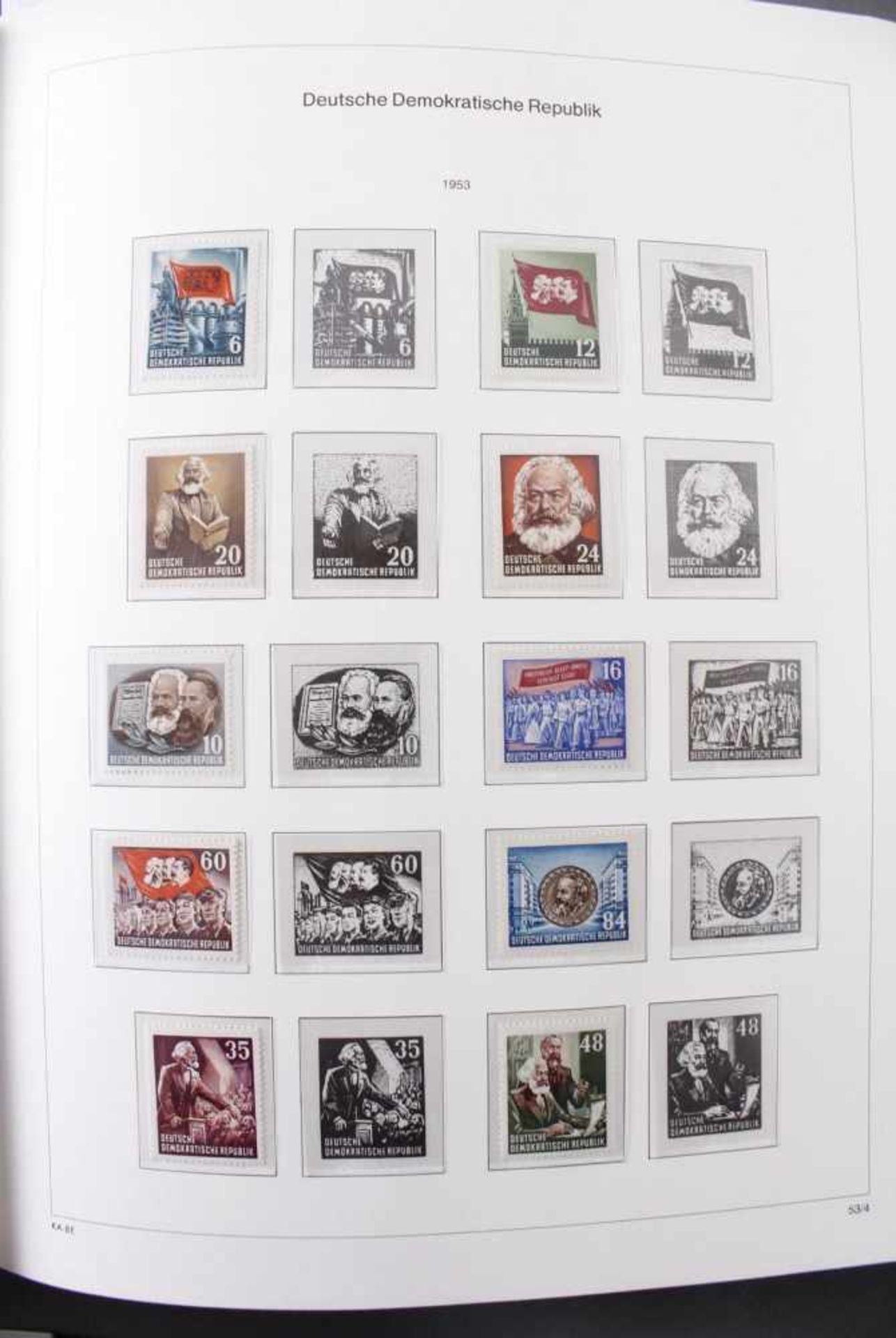 DDR, postfrische KomplettsammlungIn den Michel Hauptnummern komplette Sammlung auf KABE- - Image 17 of 26