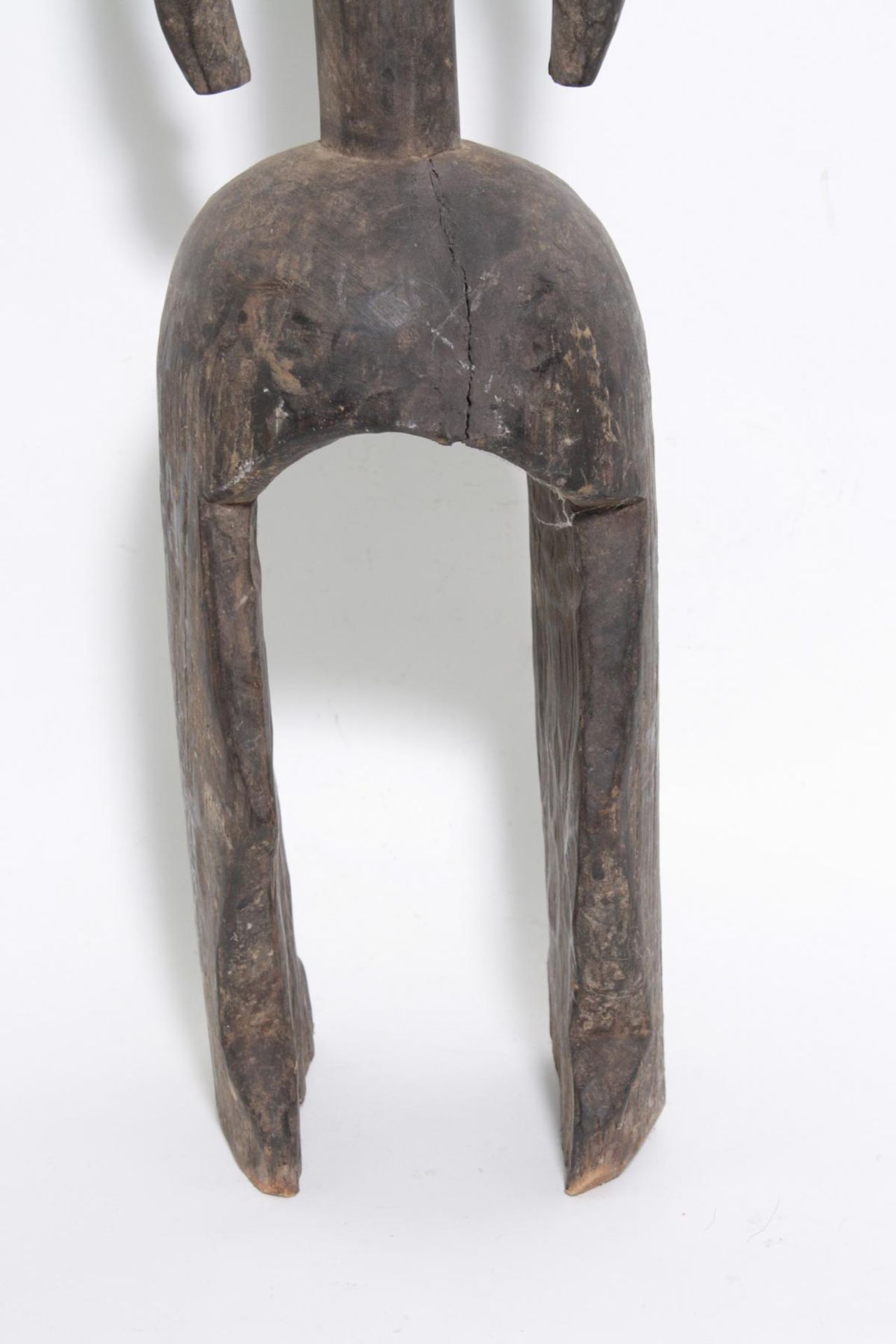 Ritualfigur der Mumuye, "Iagalagana", Nigeria. 1. Hälfte 20. Jh.Holz geschnitzt, dunkelbraune Patina - Bild 11 aus 15