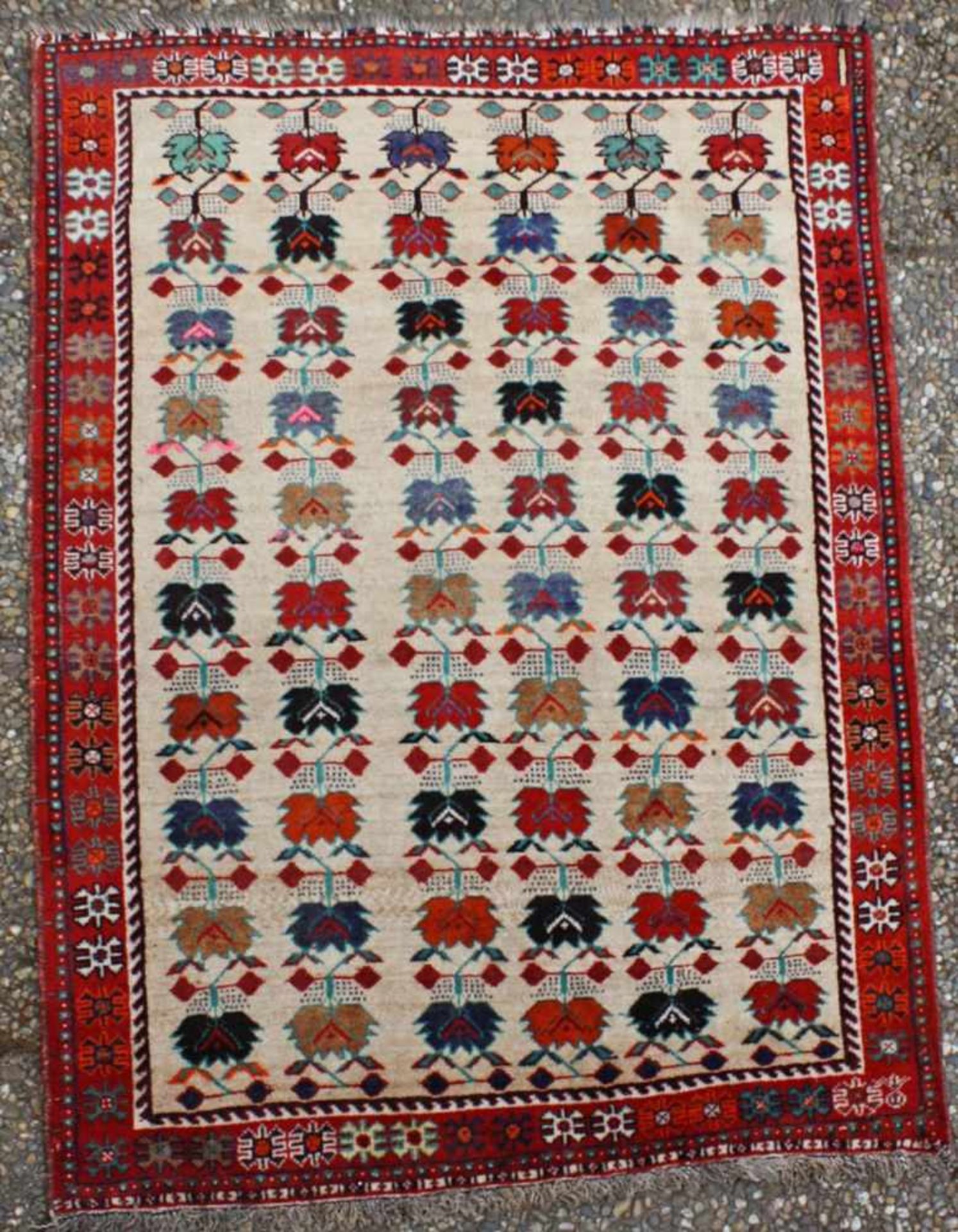 Teppich, IranFelder Muster, ca. 148 x 104 cm