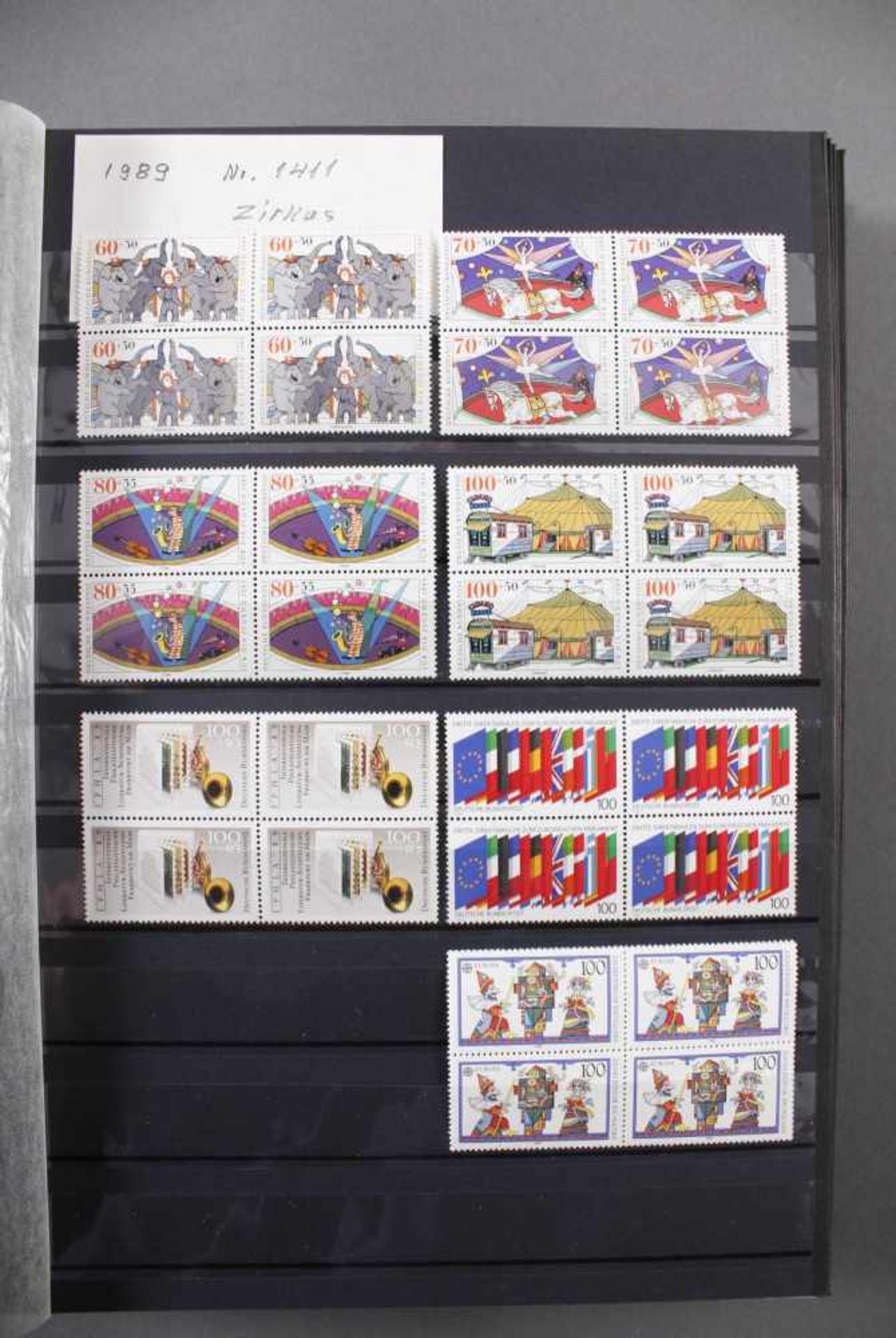 Sammlung Bund mit Nominalen6 Alben mit insgesamt auch über 70 Euro Nominalen..Darunter Marken BUND - Image 12 of 14