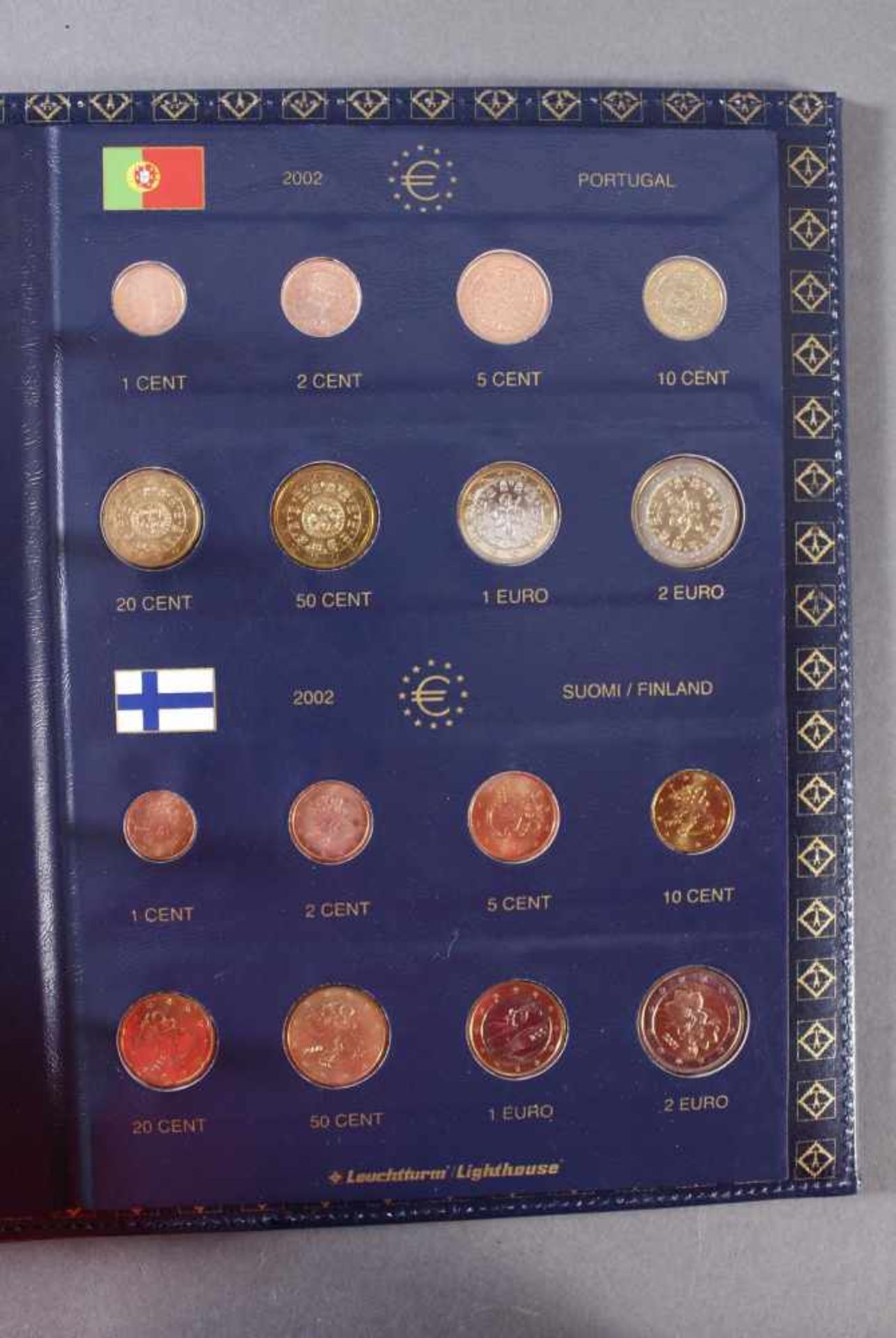 Sammlung Euro MünzenKomplette Kursmünzensammlung der ersten 12 Euro-Mitgliedsstaaten in einem - Image 11 of 12