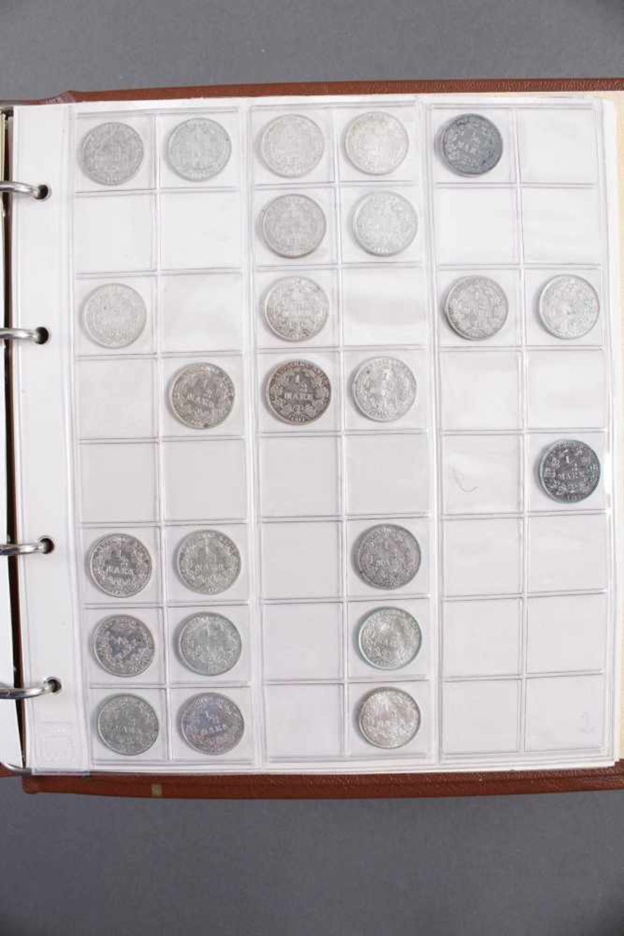 Sammlung Kleinmünzen Deutsches Reich3 gut gefüllte Ordner mit Münze von 1 Reichspfennig bis 50 - Image 2 of 2