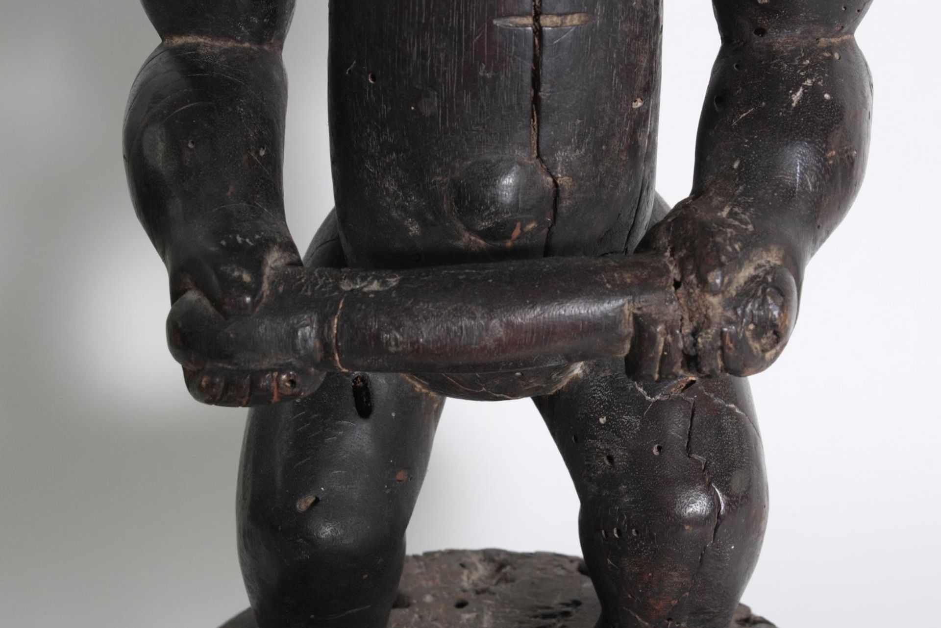 Reliquiarwächter, Bieri - Fang/Mwai, Gabun, 1. Hälfte 20. Jh.Holz, geschnitzt, dunkler Patina. Die - Bild 8 aus 8
