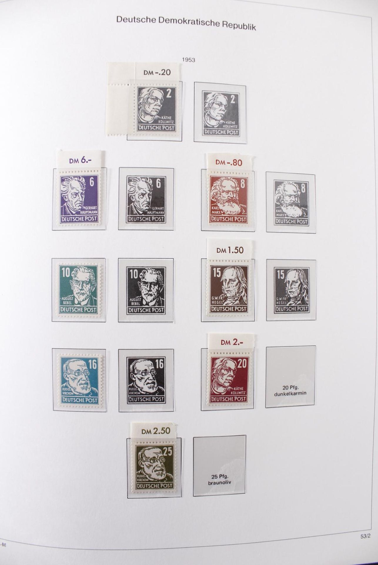 DDR, postfrische KomplettsammlungIn den Michel Hauptnummern komplette Sammlung auf KABE- - Image 15 of 26
