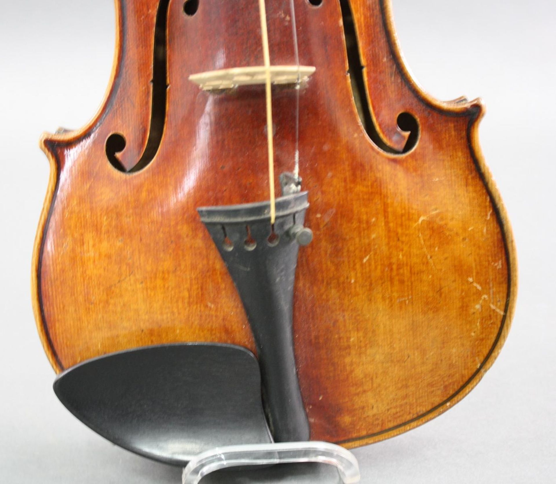 Violine nach Joseph Guarnerius fecit Cremona anno 1725 IHSDiese Geige wurde nach dem Modell von - Bild 4 aus 11