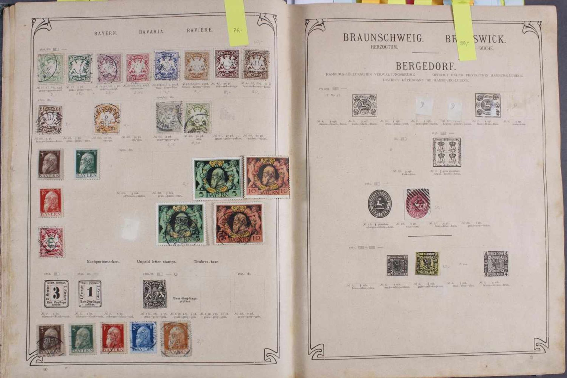 Schwanenberger Briefmarken Album vonTeils gut gefüllt, mit einigen sicherlich interessanteren - Image 6 of 24