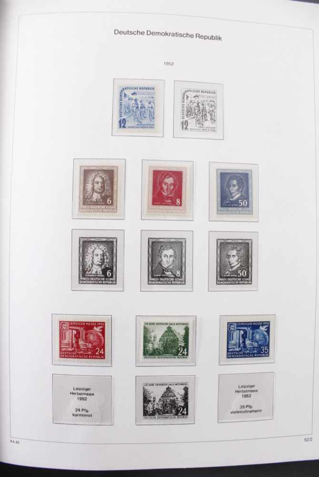DDR, postfrische KomplettsammlungIn den Michel Hauptnummern komplette Sammlung auf KABE- - Image 12 of 26